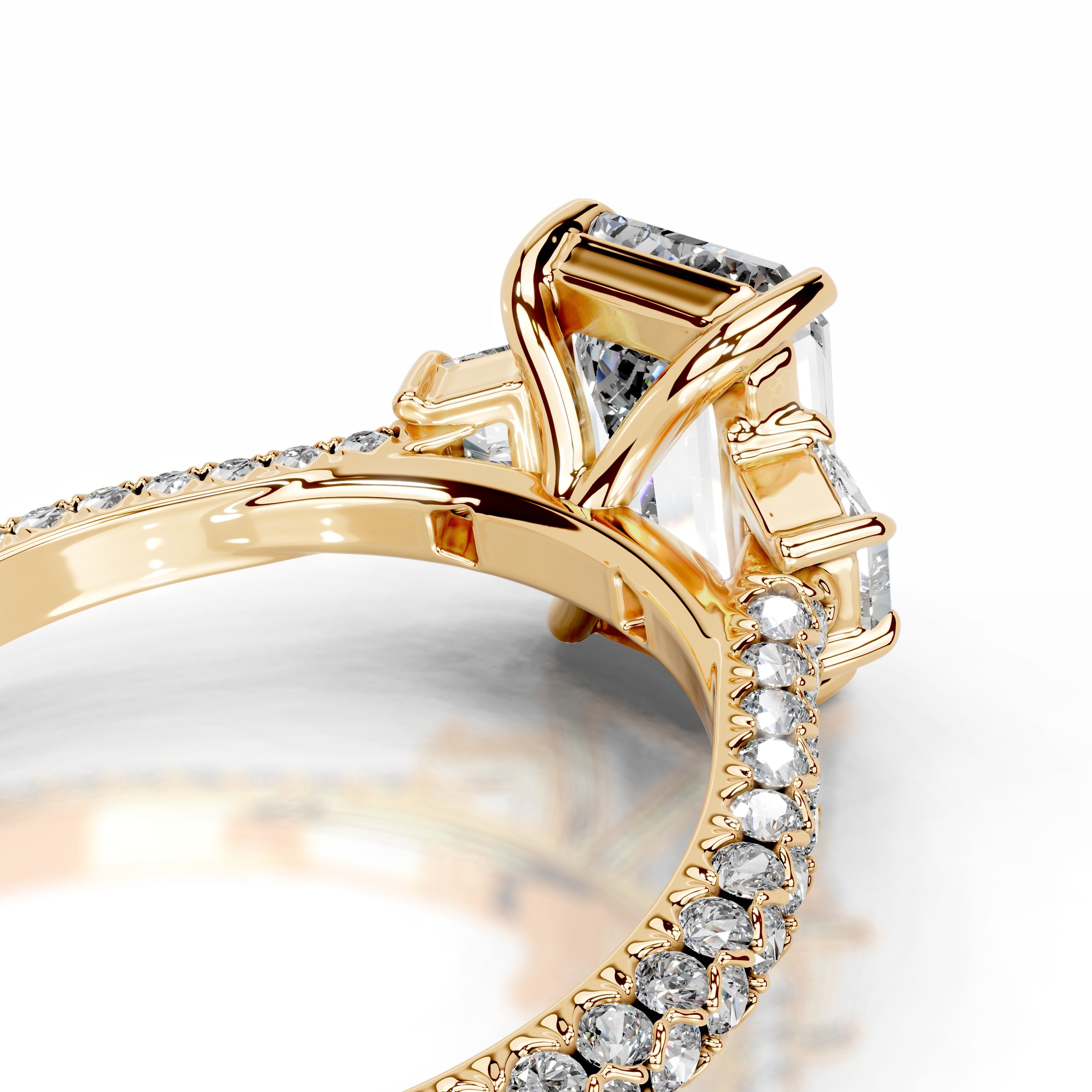 Cruz Lab Grown Diamond Ring - 18K Yellow Gold、mySite、hinf8tx79