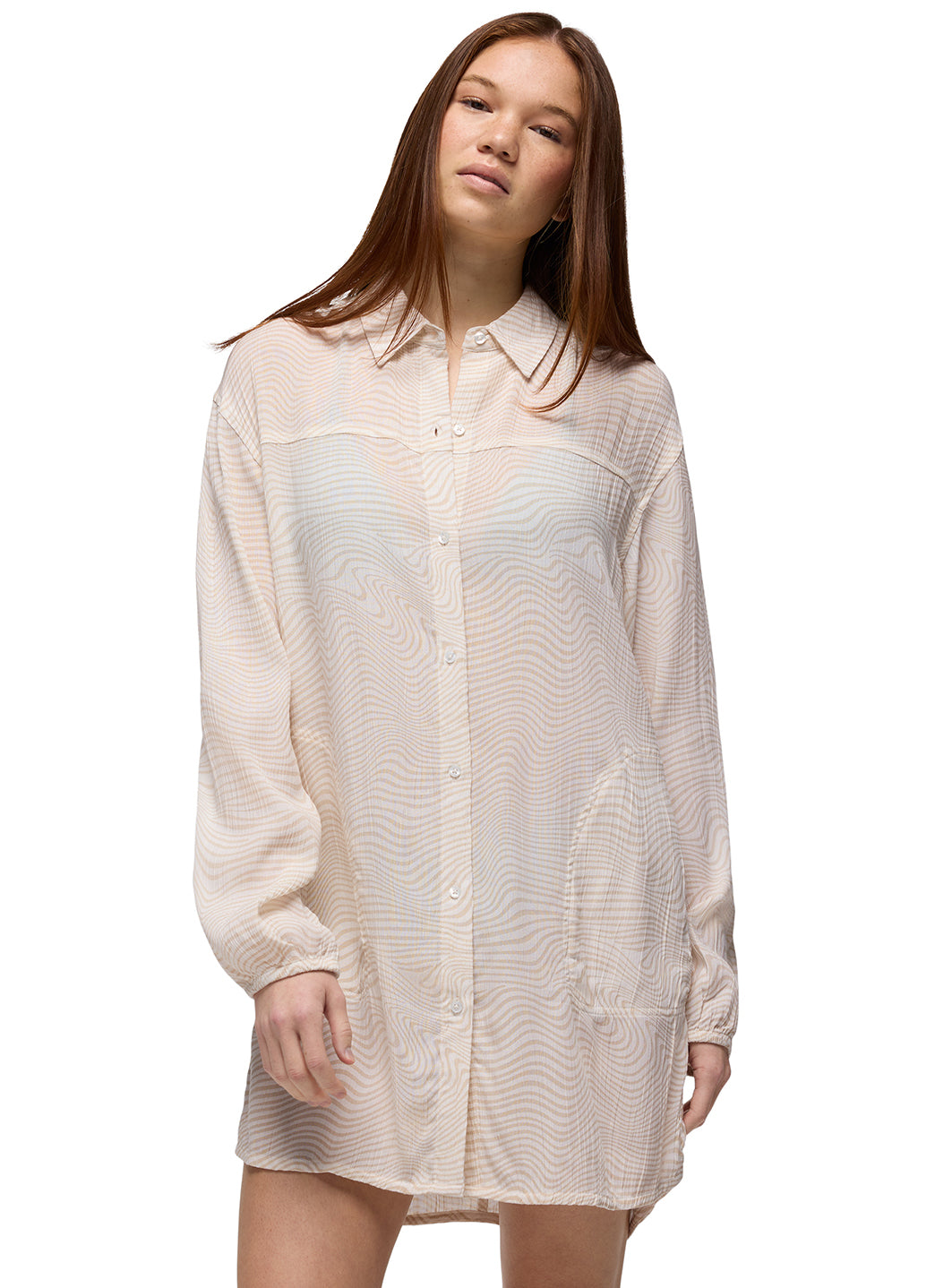 prAna Women's Fernie Cover Up Shirt、mySite、noshort