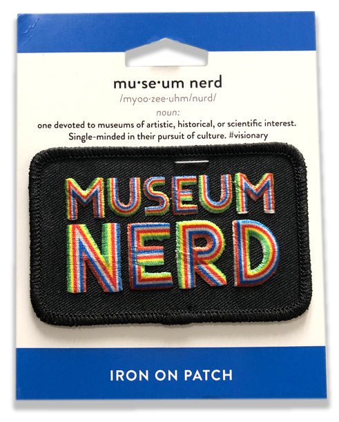  Museum Nerd Iron On Patch、mySite、elrpsem3k