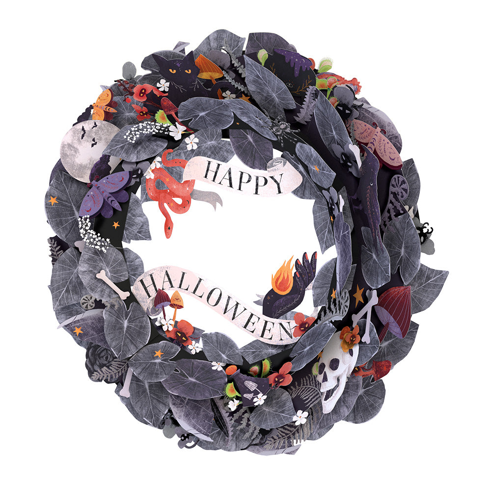 Enchantingly Eerie Halloween Wreath、mySite、solidvoid