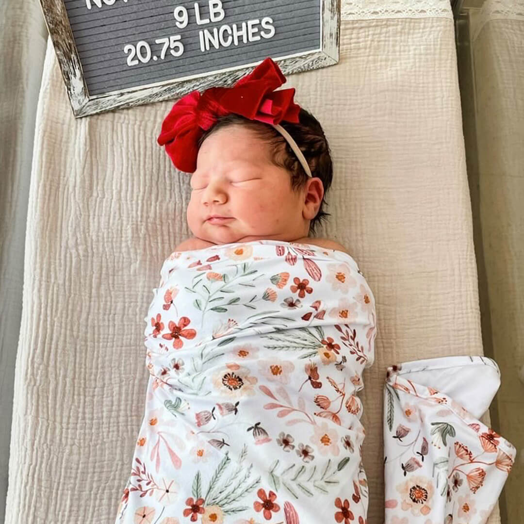  Wren's Wildflower Oversized Swaddle Blanket、mySite、layawaytickets