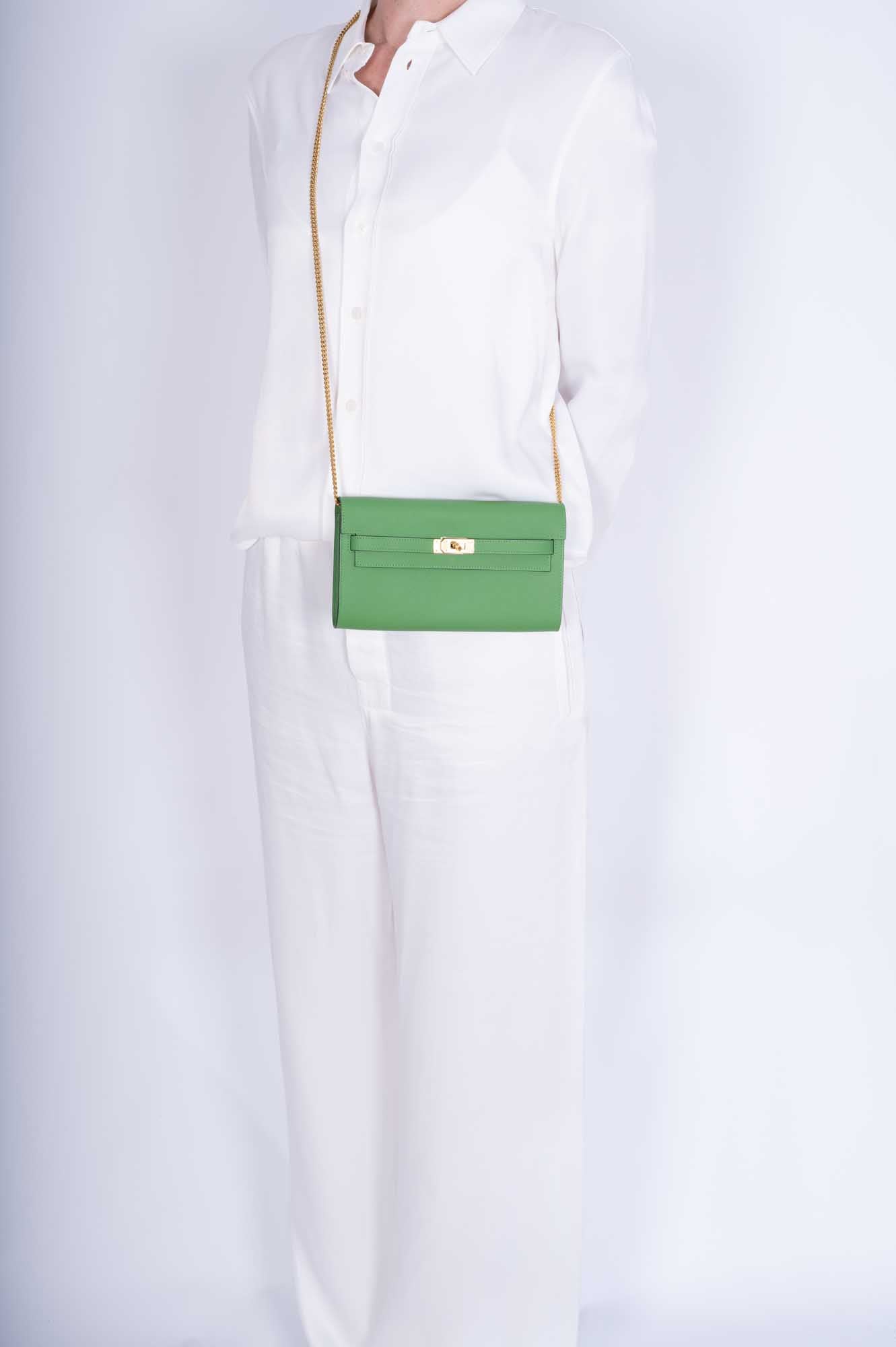 Hermès Kelly To Go Wallet Vert Yucca Epsom Palladium Hardware、mySite、garminoutage.com