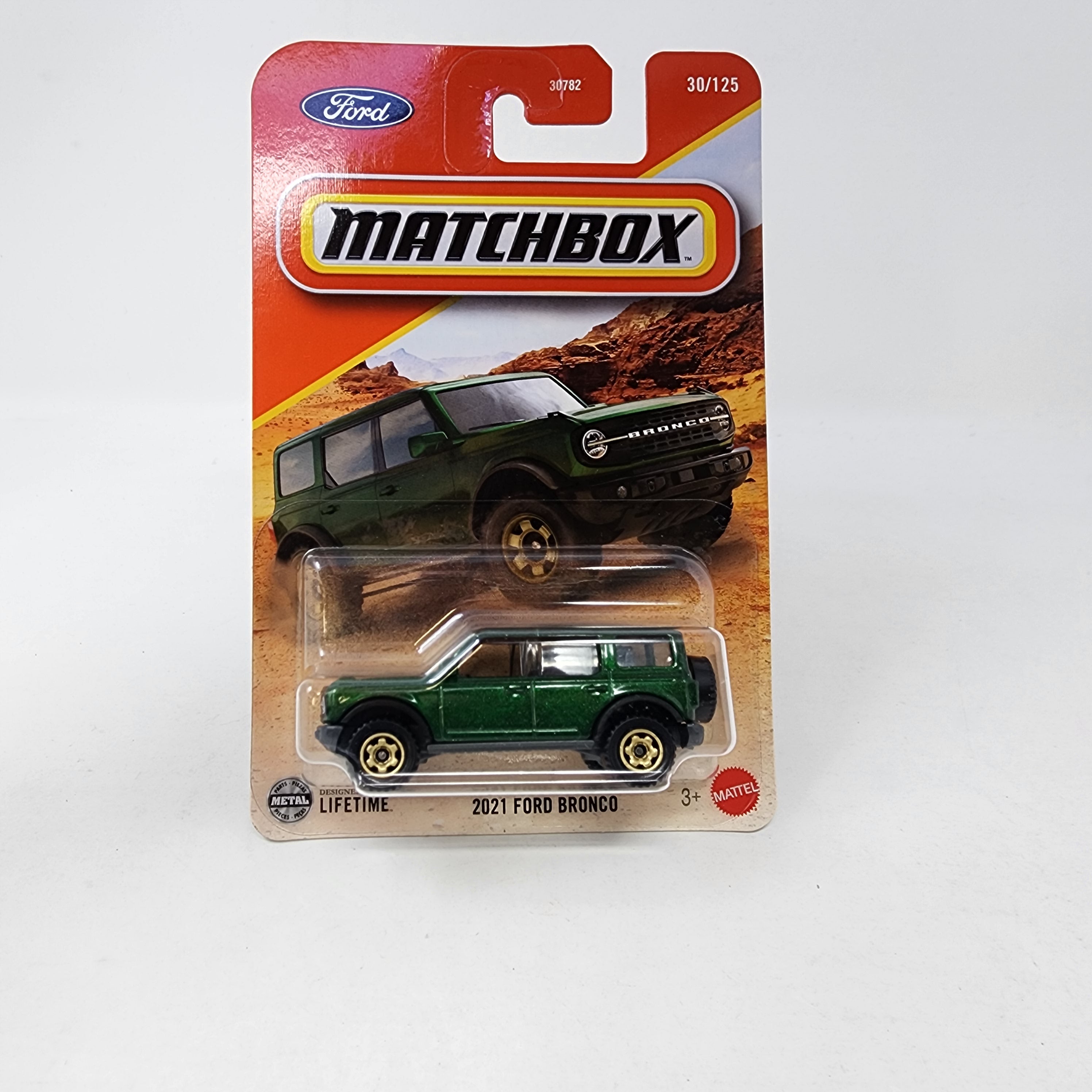 2021 Ford Bronco #30 * Green * 2025 Matchbox Basic Mainline Case H、mySite、hgirdovlk