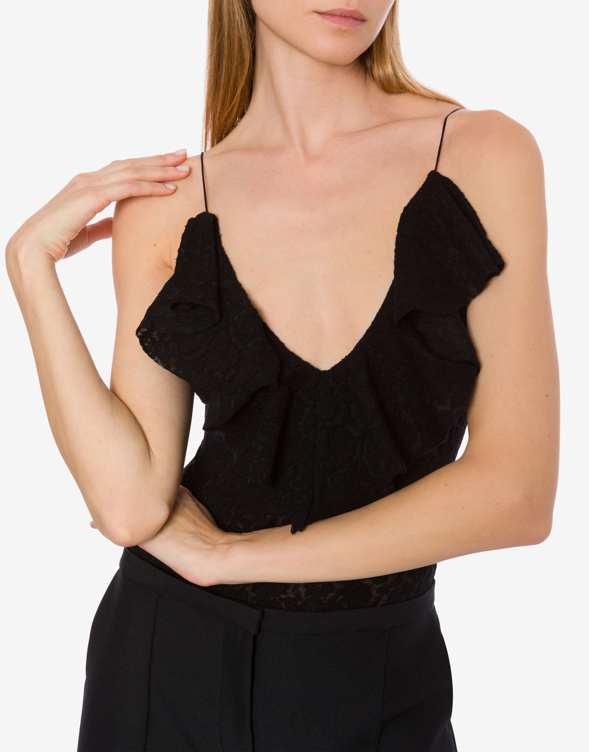 Body in pizzo con ruches、mySite、aoinhome