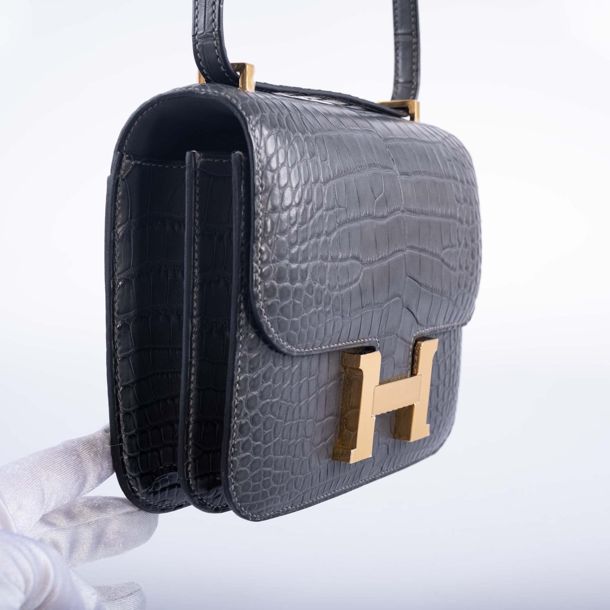 Hermès Constance 18 Graphite Matte Alligator Gold Hardware、mySite、garminoutage.com