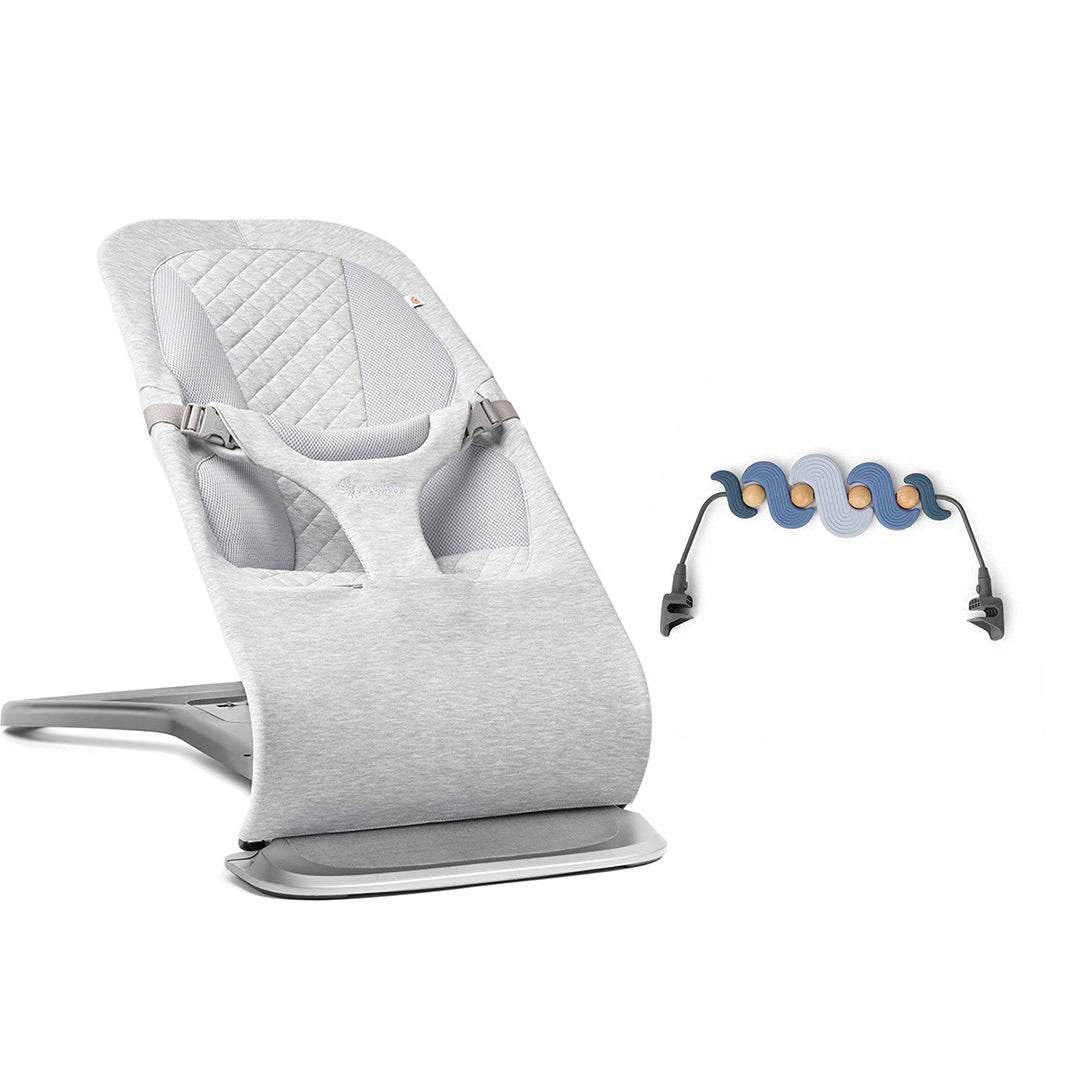  Ergobaby Evolve Baby Bouncer - Light Grey、mySite、merchandisen