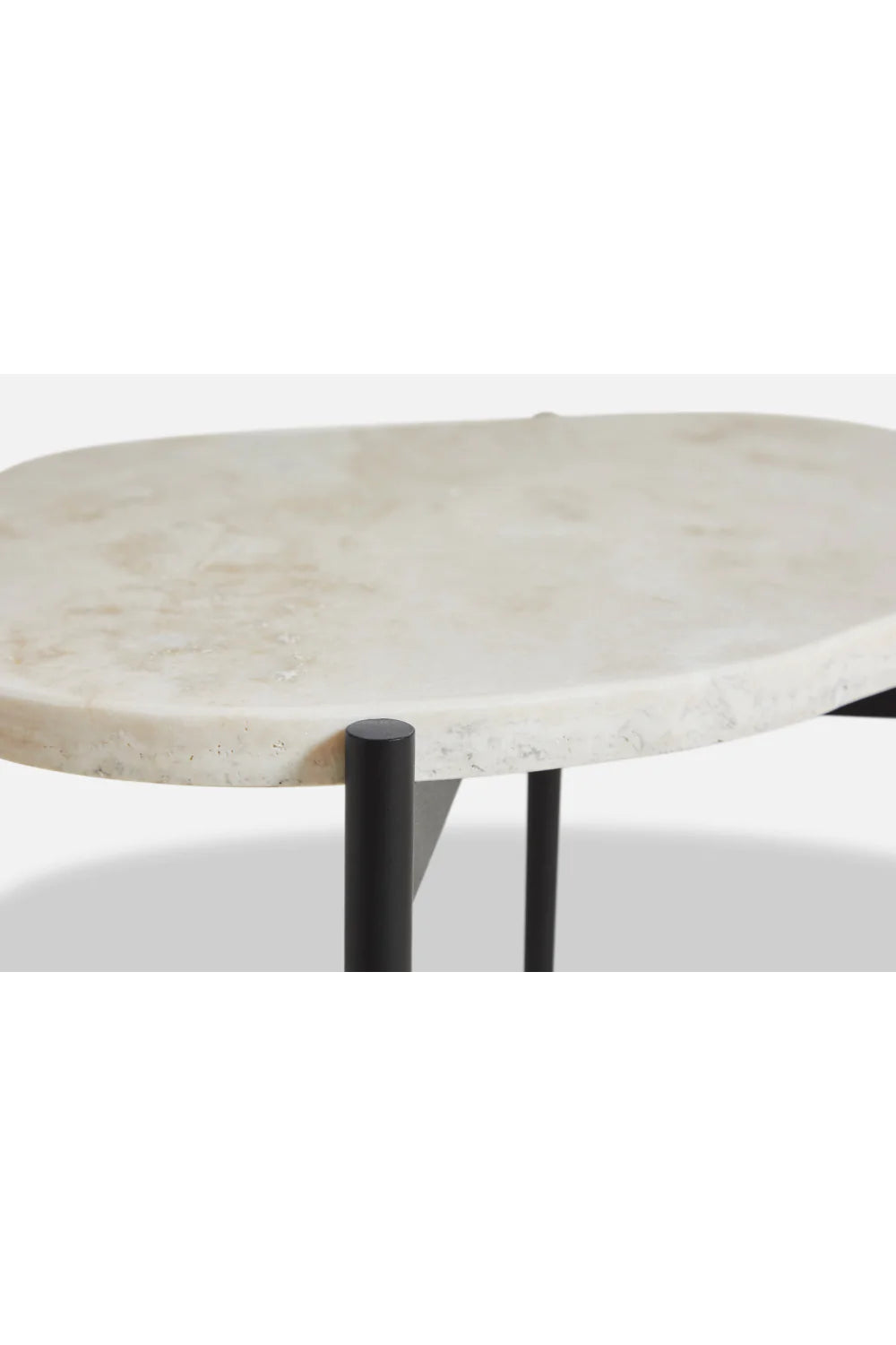 Travertine Organic Occasional Table S | WOUD La Terra、mySite、neckold