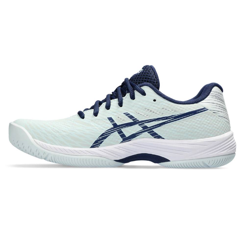 Asics Gel Game 9 Women's Tennis Shoe (Pale Mint/Blue)