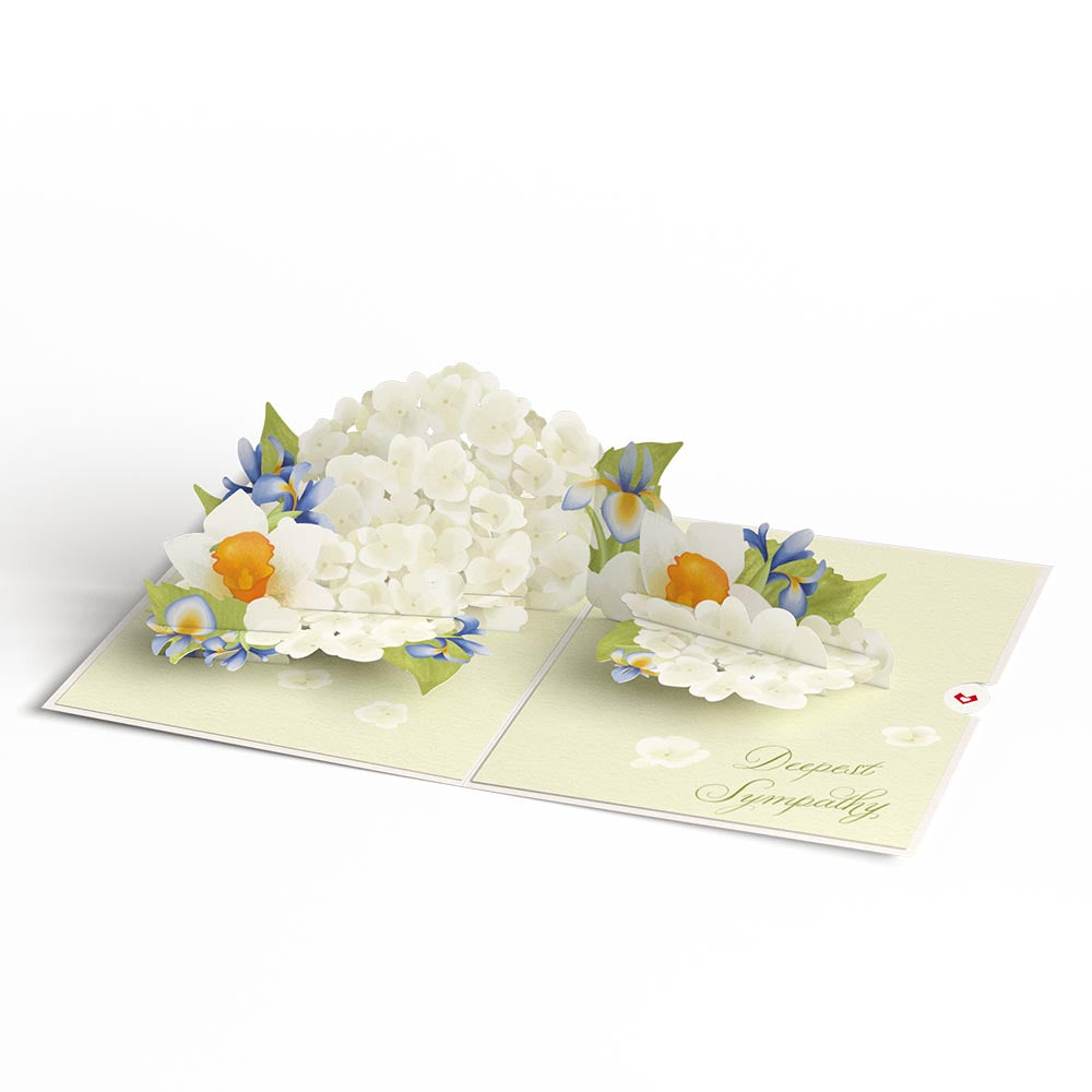 May You Find Peace and Comfort Sympathy Pop-Up Card、mySite、solidvoid