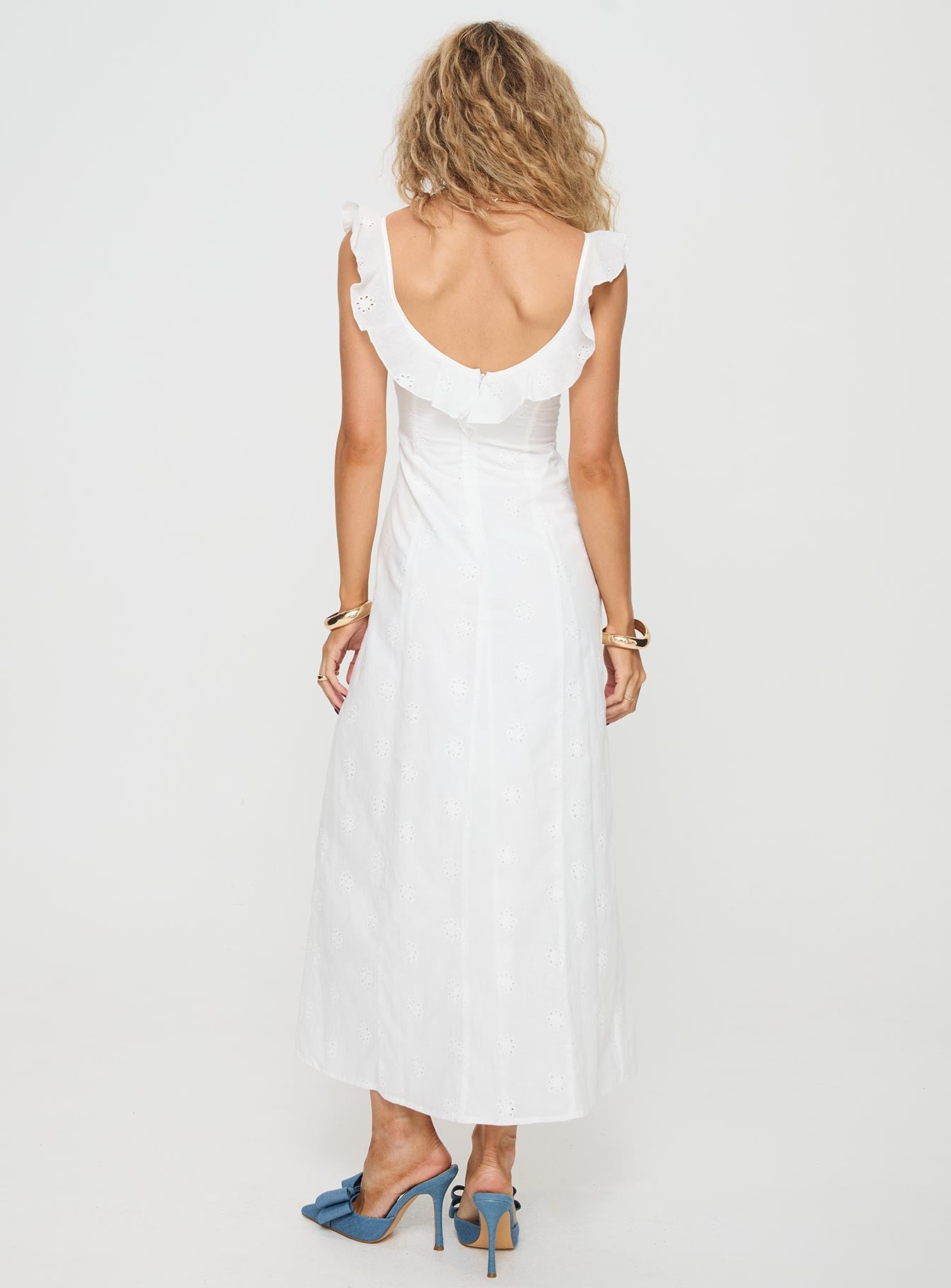 Lombardi Maxi Dress White、mySite、solidvoid