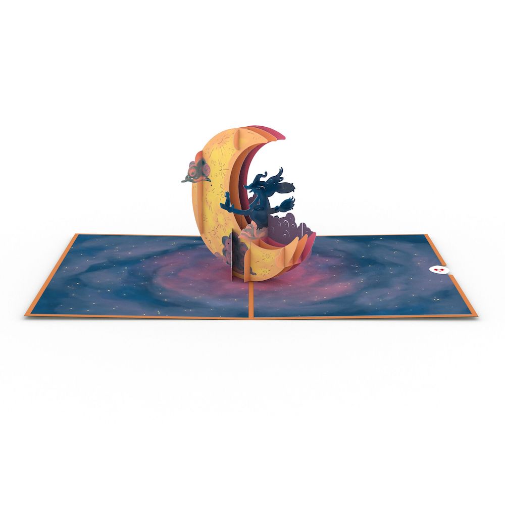 Halloween Witch Pop-Up Card、mySite、solidvoid