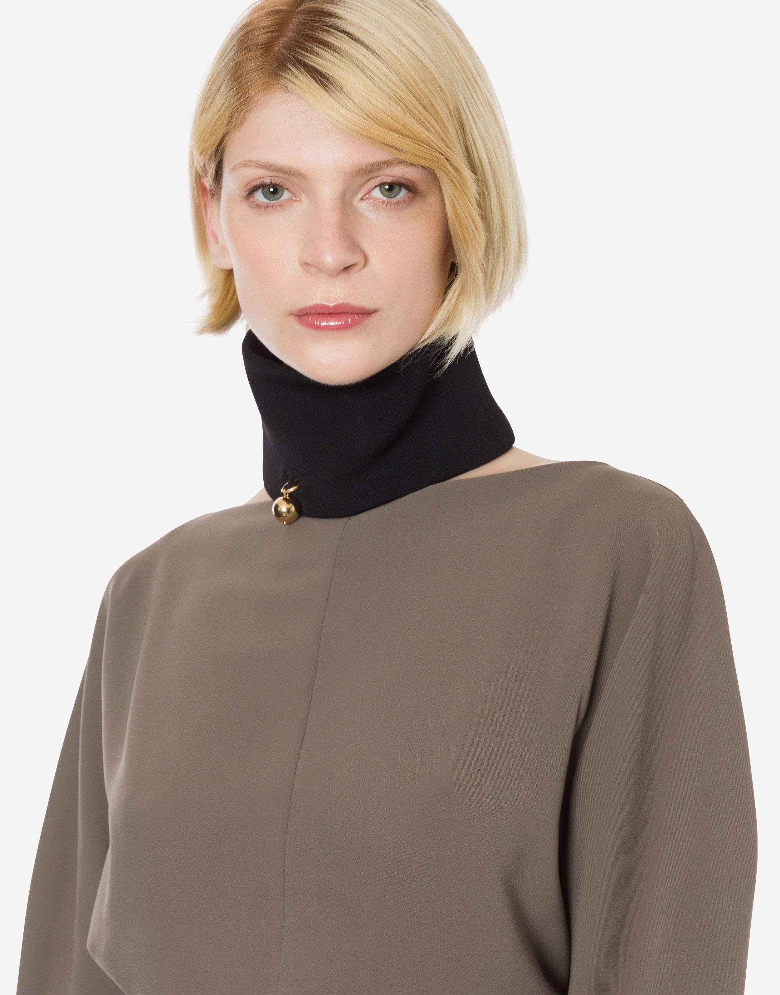 Scaldacollo in maglia con piercing-ball、mySite、aoinhome