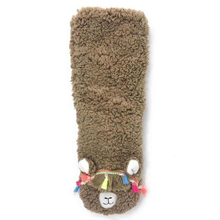 Llama Call You Plush Llama Slipper Socks Cutest Socks EVER!、mySite、g9winljtr