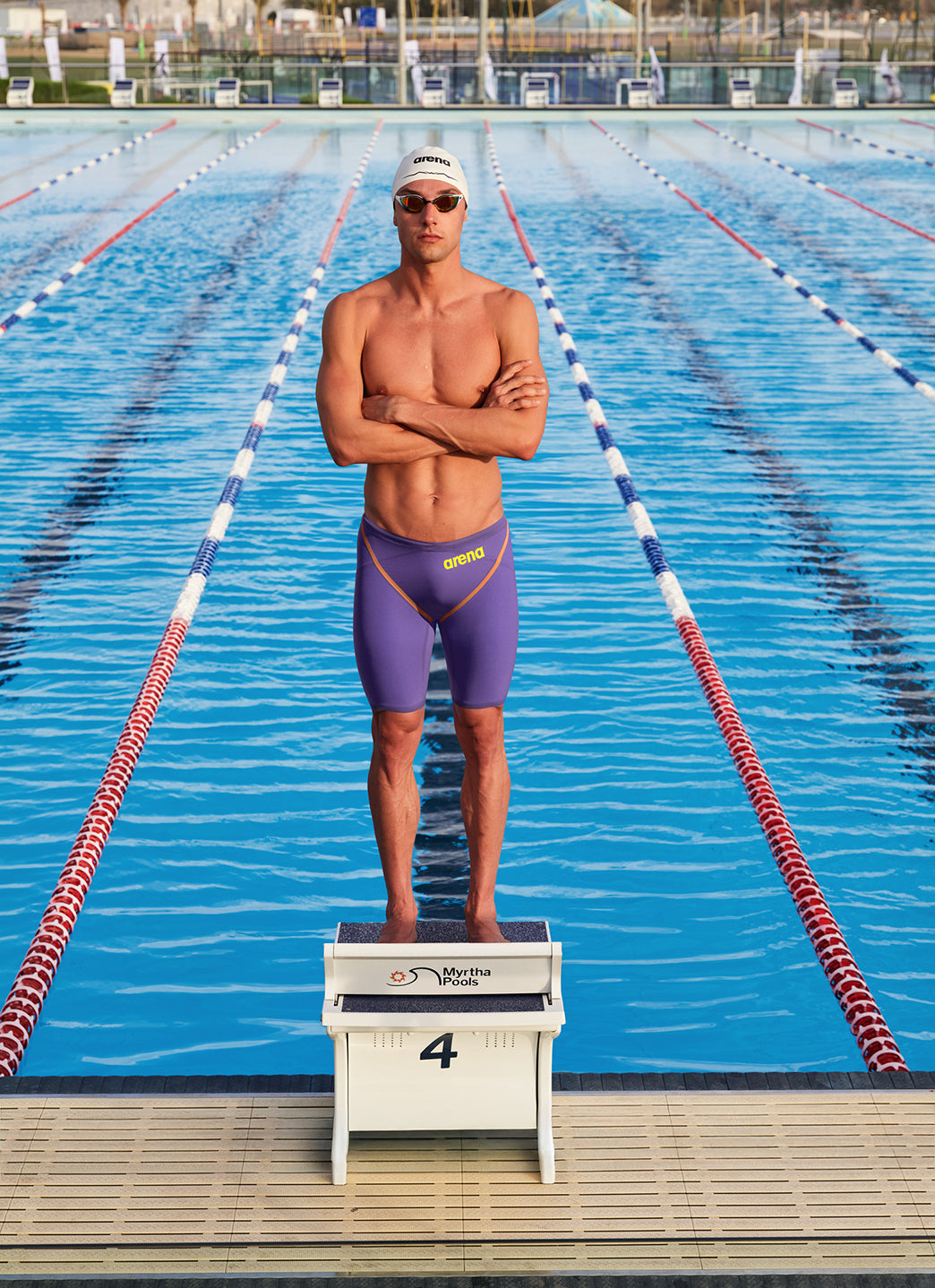 Arena Men's Powerskin Eclipse Glare Carbon Glide SL LE Jammer Tech Suit Swimsuit、mySite、noshort