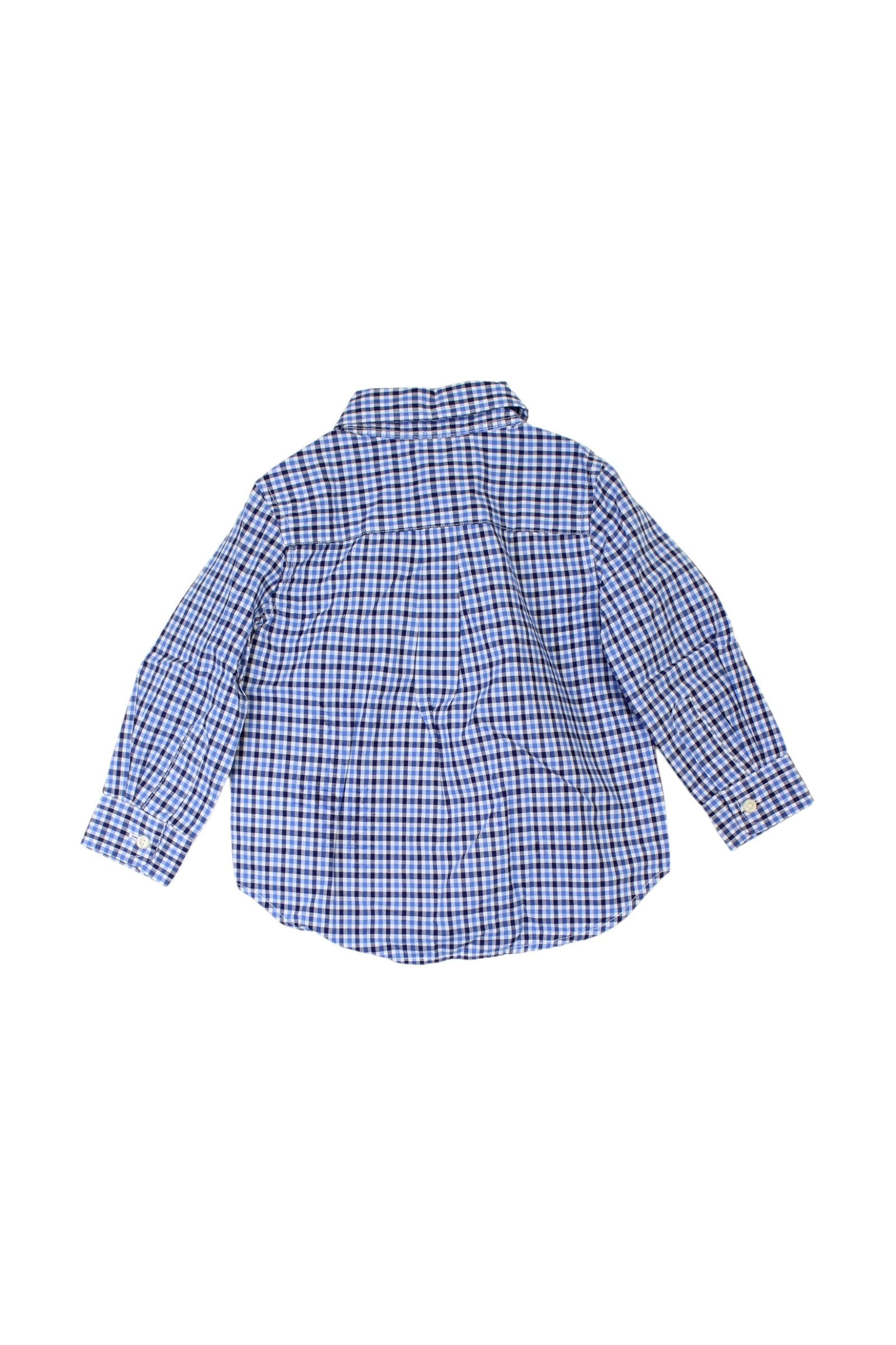 Ralph Lauren Checkered Long Sleeve Shirt 12-18M、mySite、g9winljtr