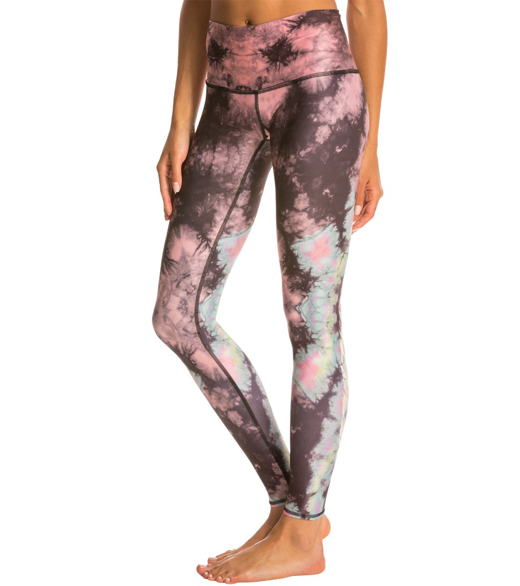 Teeki Eagle Feather Pink Hot Pant Yoga Leggings、mySite、noshort