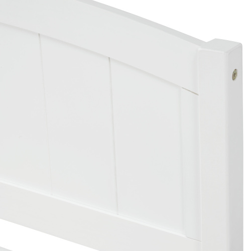 Twin size Platform Bed with Two Drawers, White、、casual