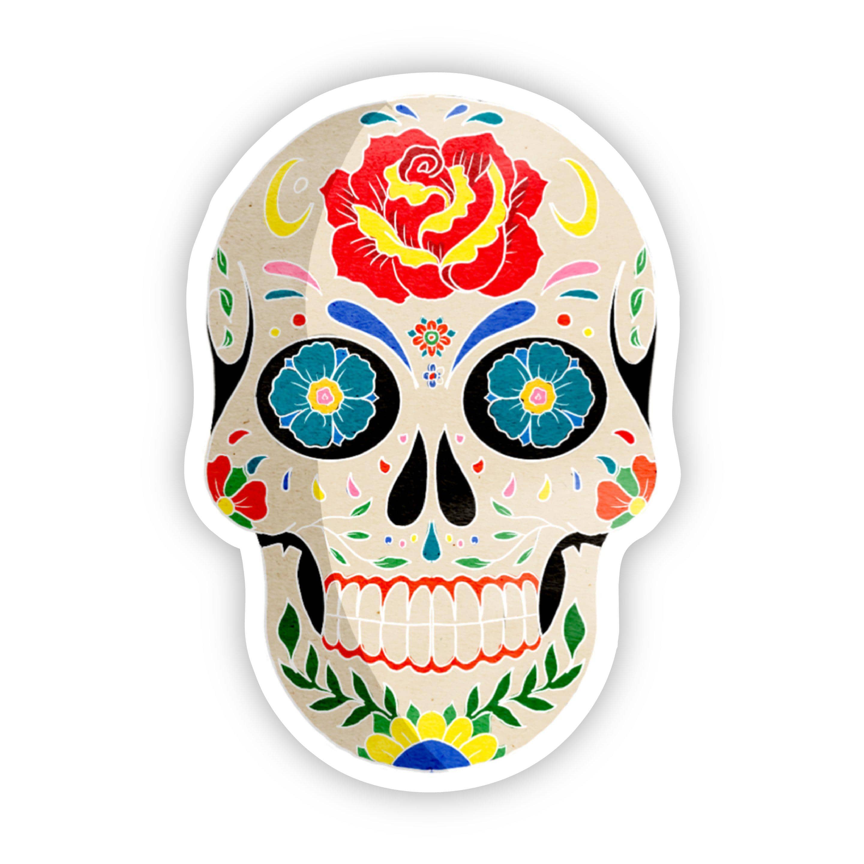  Sugar Skull Halloween Sticker、mySite、elrpsem3k