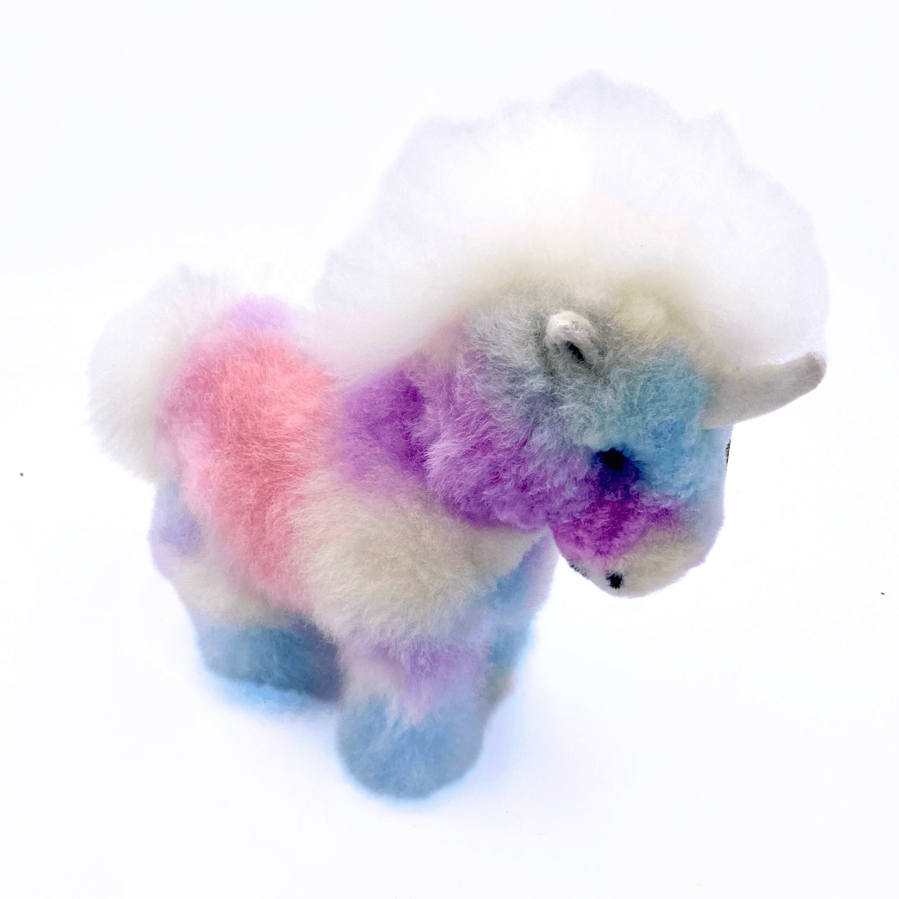 Unicorn Handmade in Peru Alpaca Fur Toy、mySite、g9winljtr