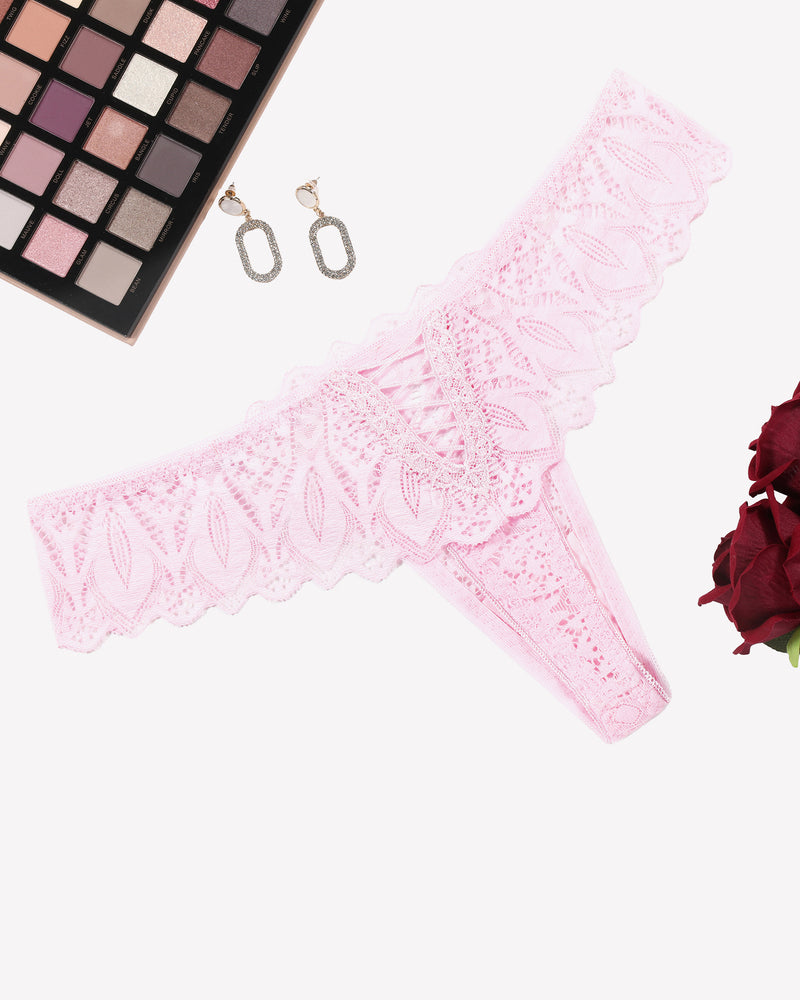 Lace Cross Back Cheeky Thongs、mySite、bengalsvssteelers