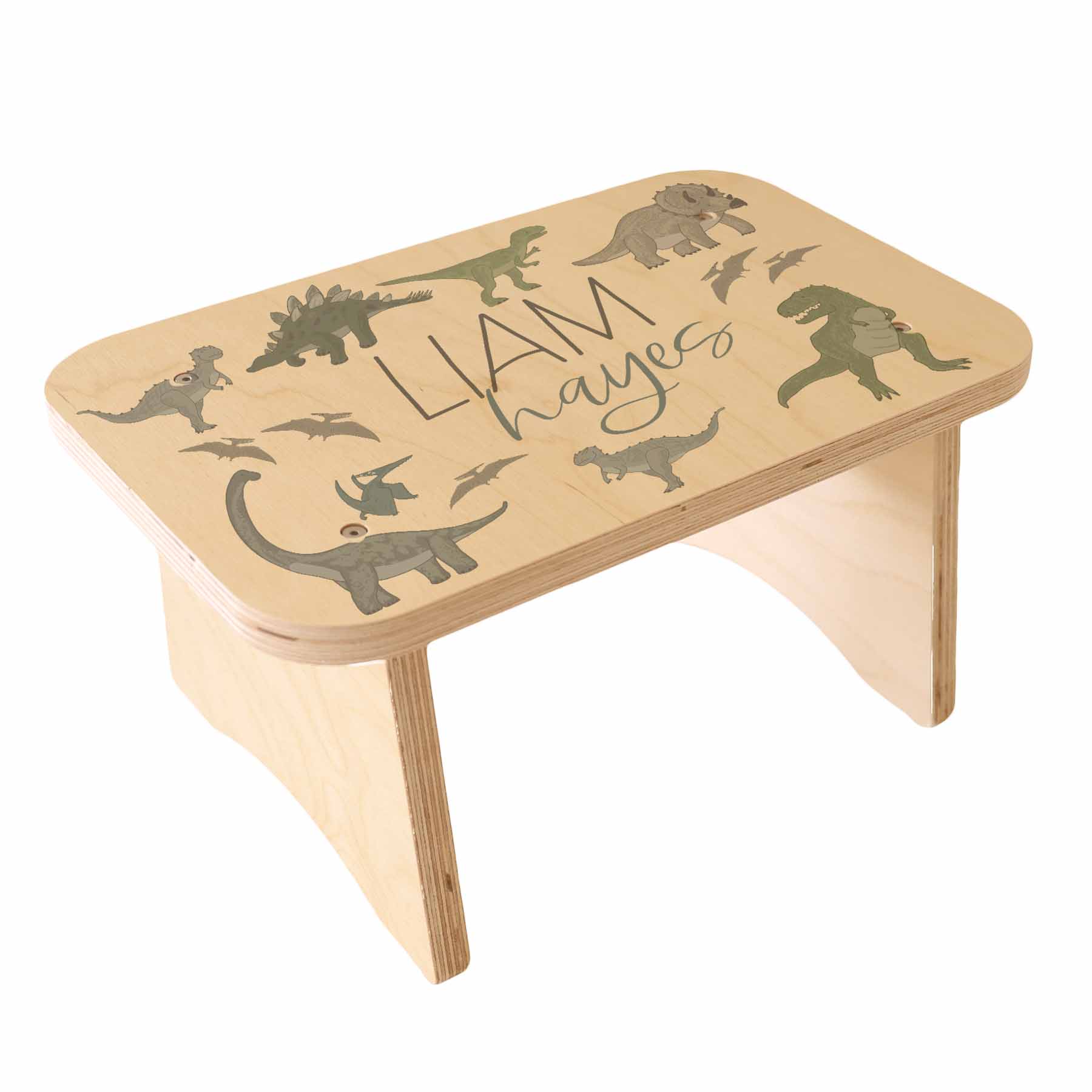  Kids Personalized Step Stool | Dinosaur Friends、mySite、layawaytickets
