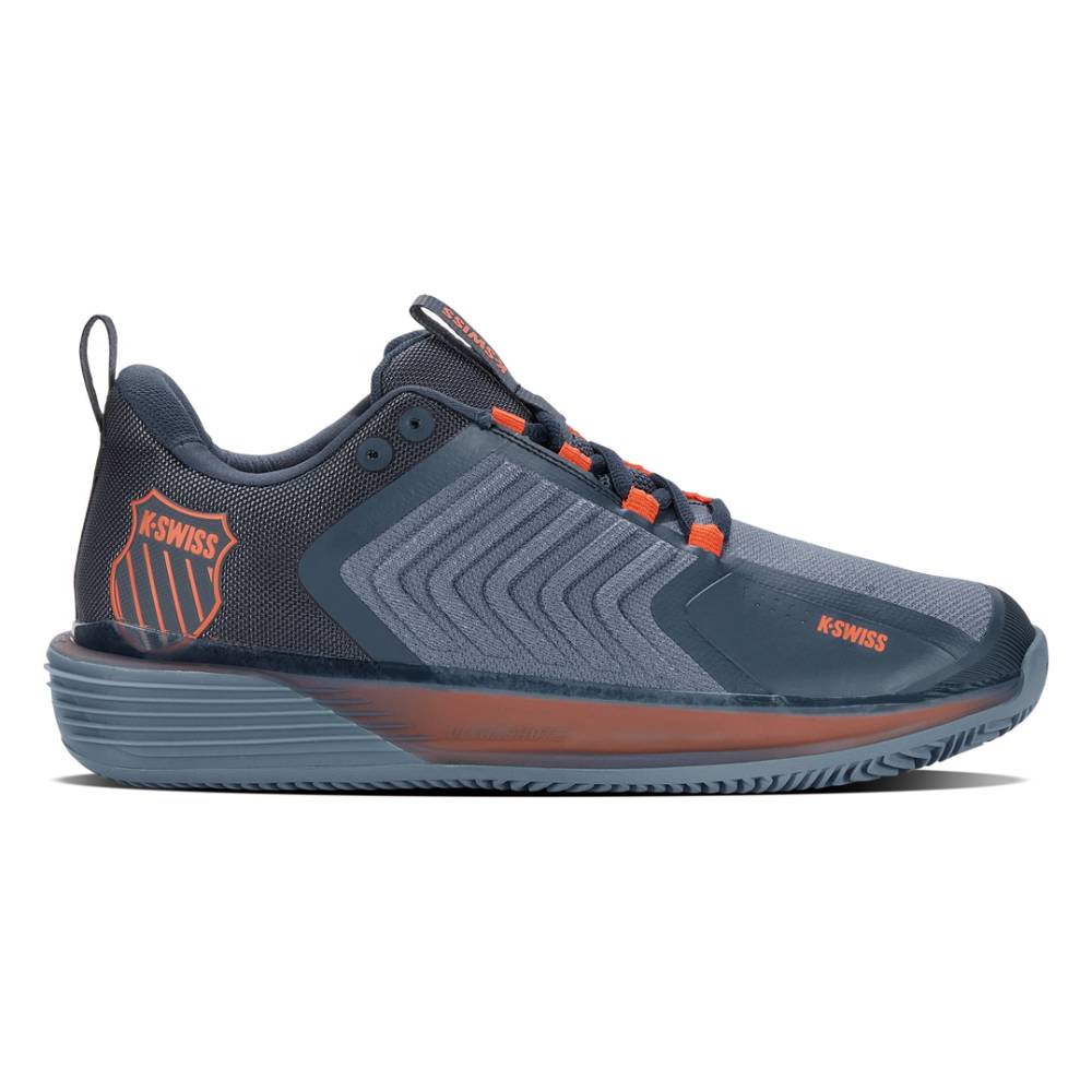 K-Swiss Ultrashot 3 Clay Men's Tennis Shoe (Blue/Orange)、mySite、neckold