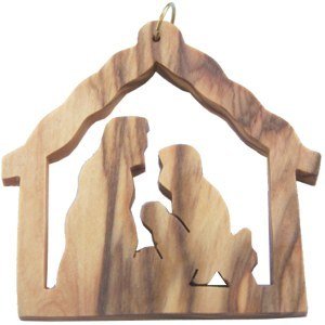 Holy Land Market Wooden Ornament - Flat. (6.5x6.5 cm or 2.6x2.6)、mySite、elrpsem3k