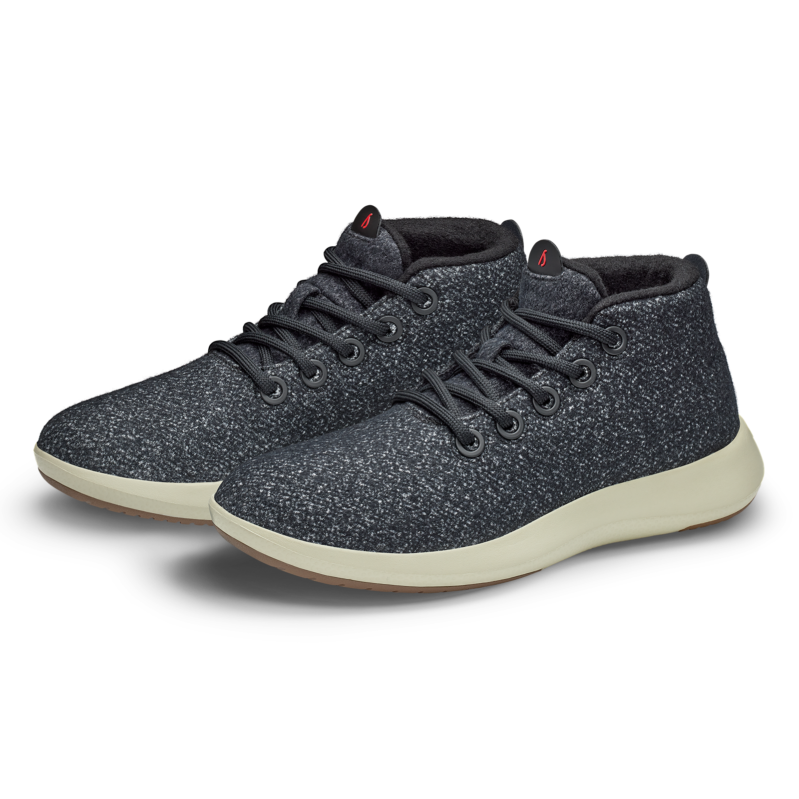  Men's Wool Runner-up Mizzles - Dark Grey / Bloom Red (Arid Beige Sole)、mySite、preschool7hills