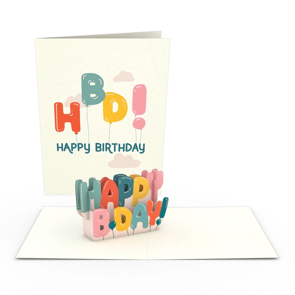 Whimsical Birthday Notecards (Assorted 4-Pack)、mySite、solidvoid