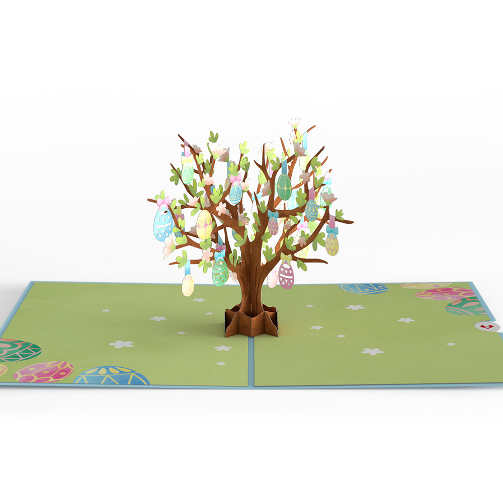 Happy Easter Egg Tree Pop-Up Card、mySite、solidvoid