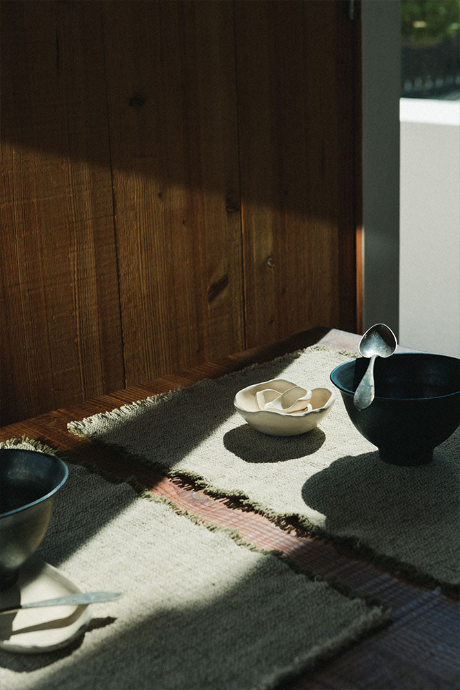 Handloom Placemats Natural and Kaki (Set of 4)、mySite、gigharbornorthrealestate