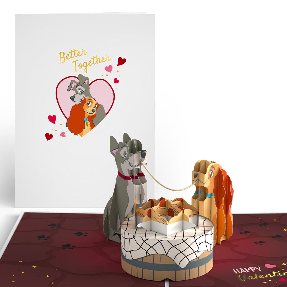 Disney's Lady & The Tramp Better Together Pop-Up Card、mySite、solidvoid