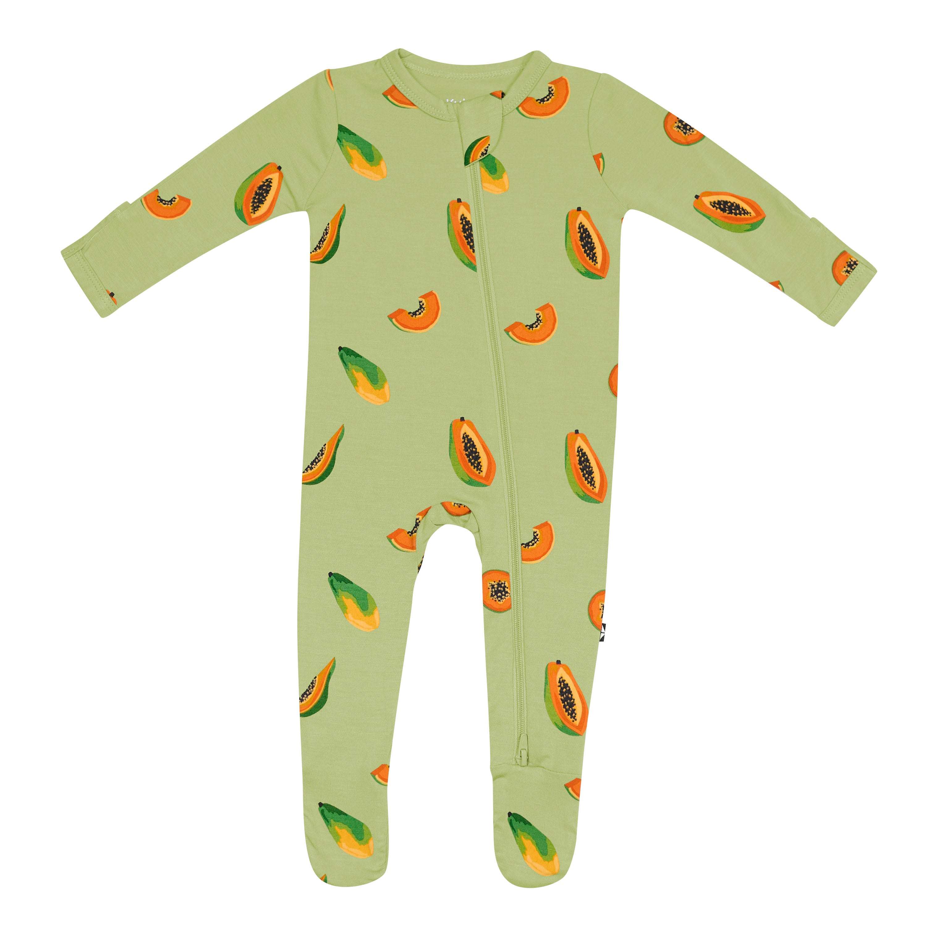  Zippered Footie in Papaya、mySite、layawaytickets