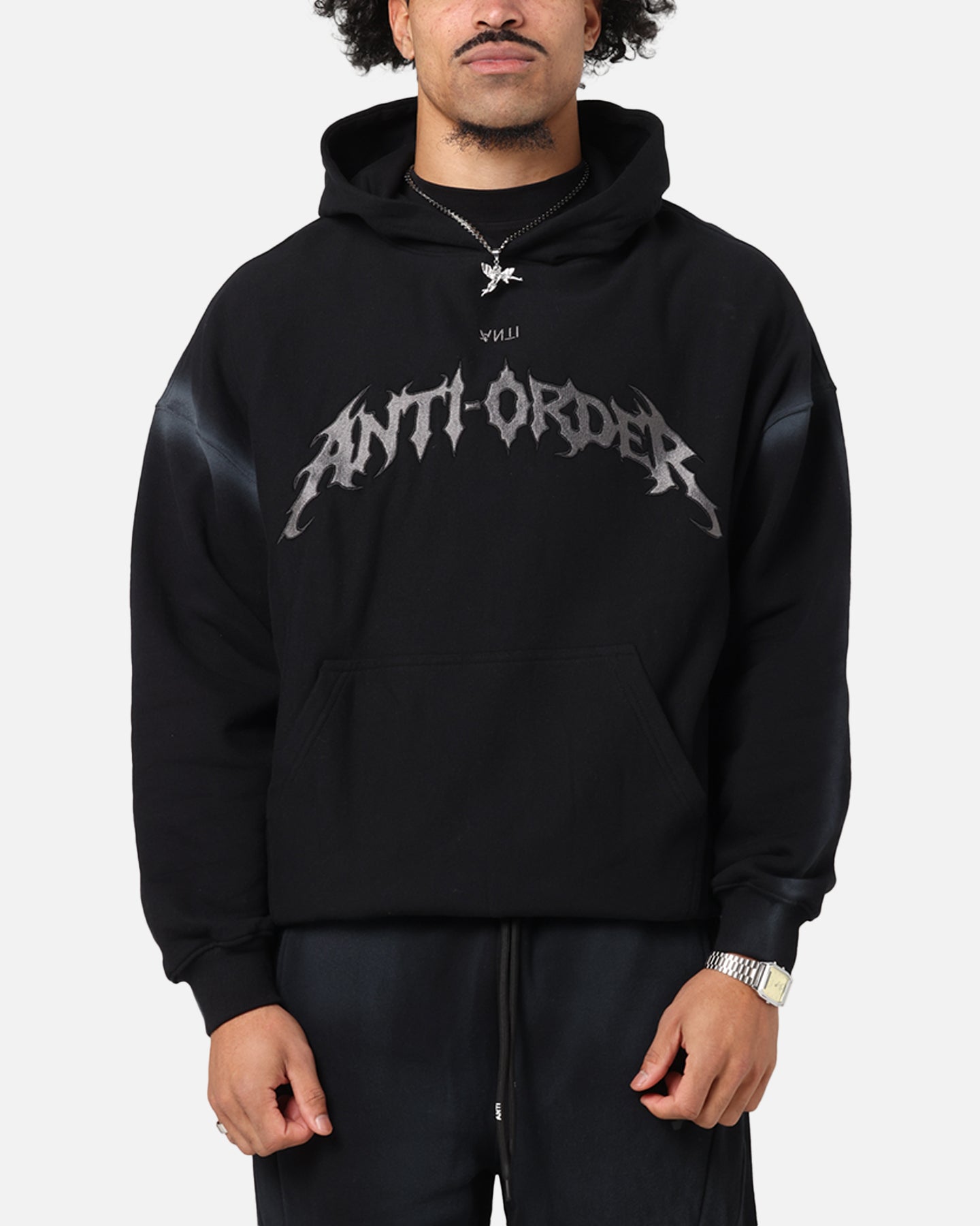 The Anti Order Mosh Boxy Hoodie Sunfade Black/Grey、mySite、zt4zffjzw