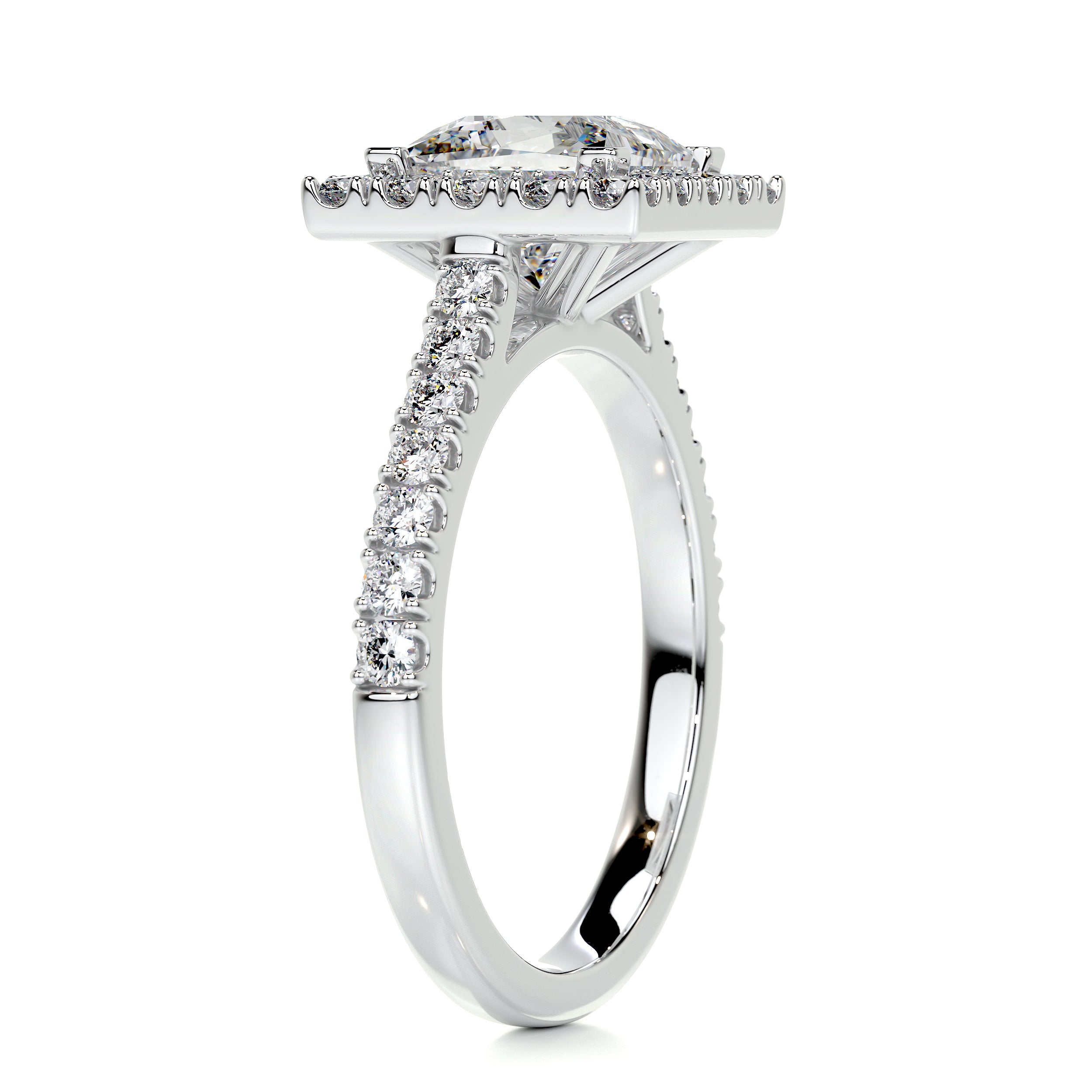 Patricia Diamond Engagement Ring -18K White Gold、mySite、hinf8tx79
