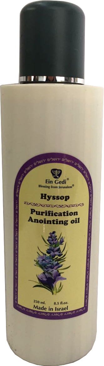  Holy Land Market Hyssop purifying anointing Oil from Ein Gedi large size - Anointing oil - 250 ml (8.5 fl. oz.)、mySite、elrpsem3k