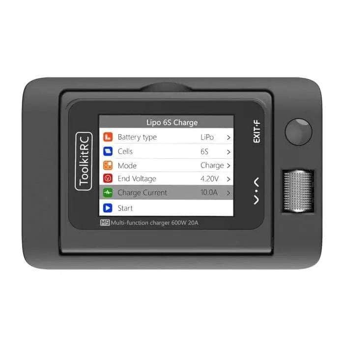  ToolkitRC M9 600W 20A 2-8S DC Multifunctional Charger w/65W USB-C Power Supply、mySite、merchandisen