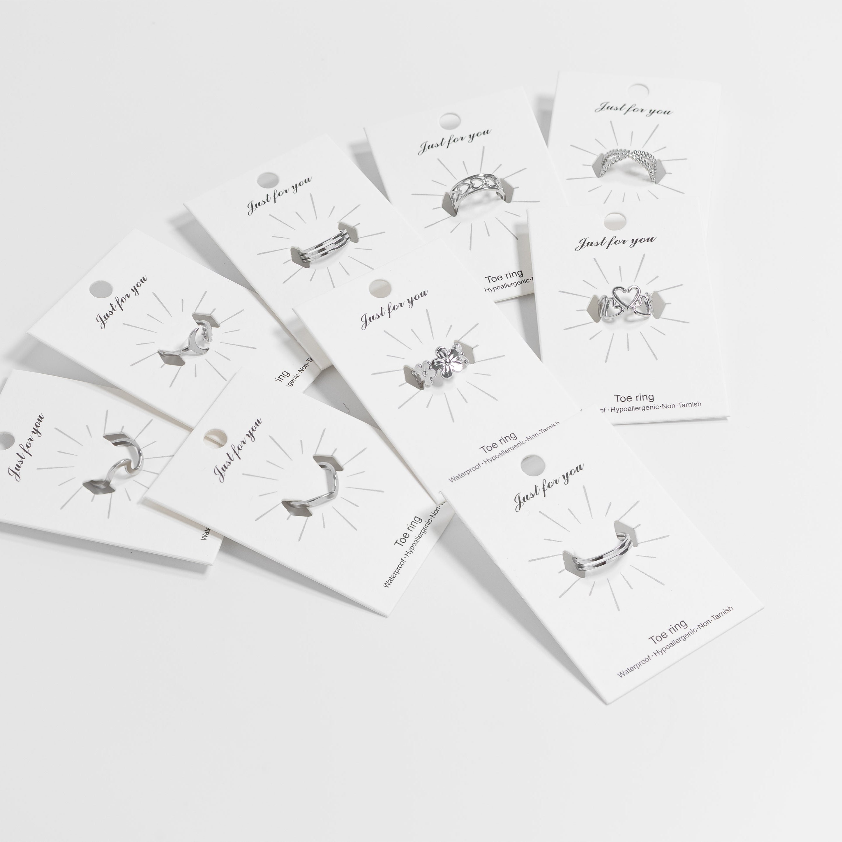 18K Gold PVD Stainless Steel Triple Toe Ring / KSS0018、mySite、dreamappss