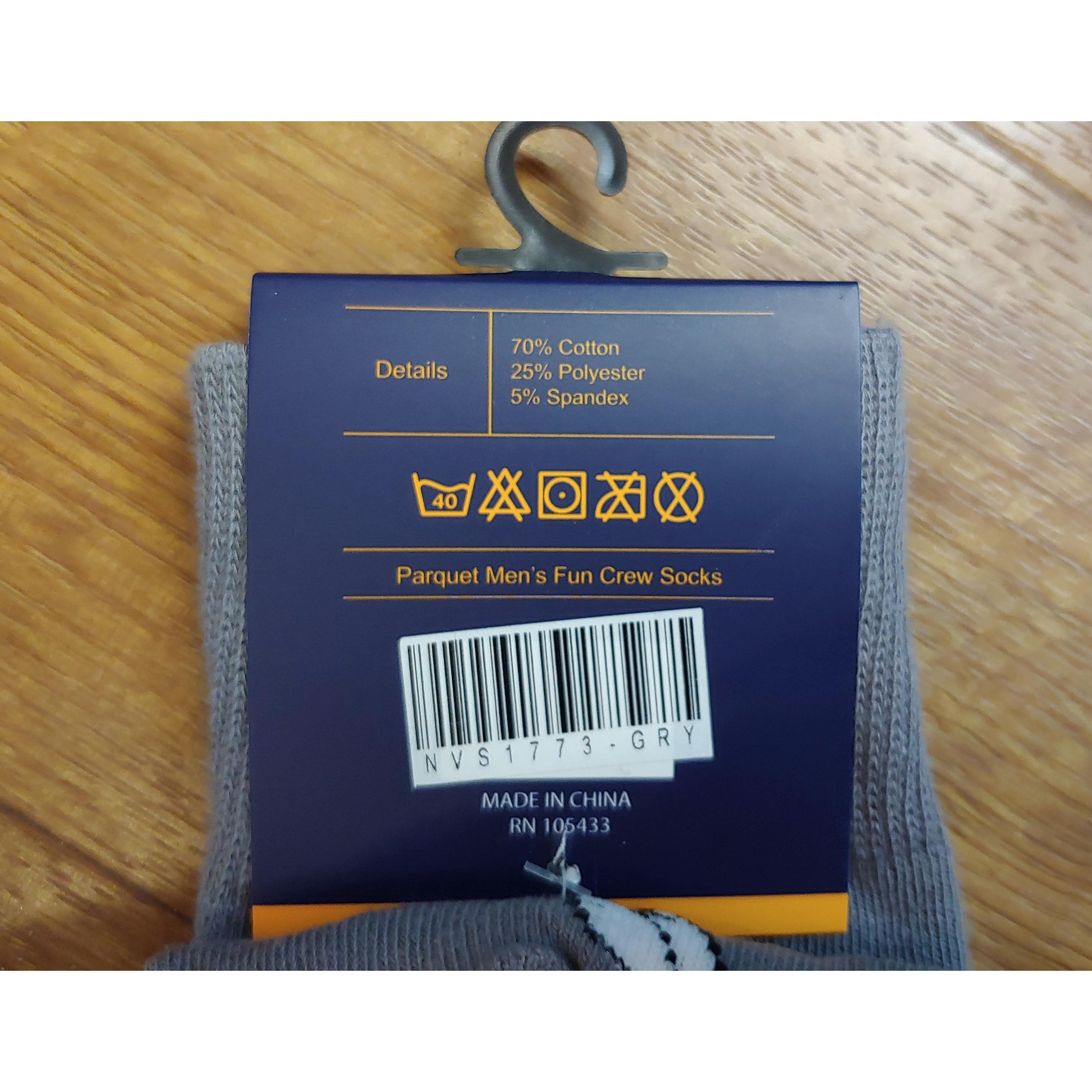 Men's Crew Socks-Pigs, Police, Camo, Dogs, CUTE!、mySite、g9winljtr