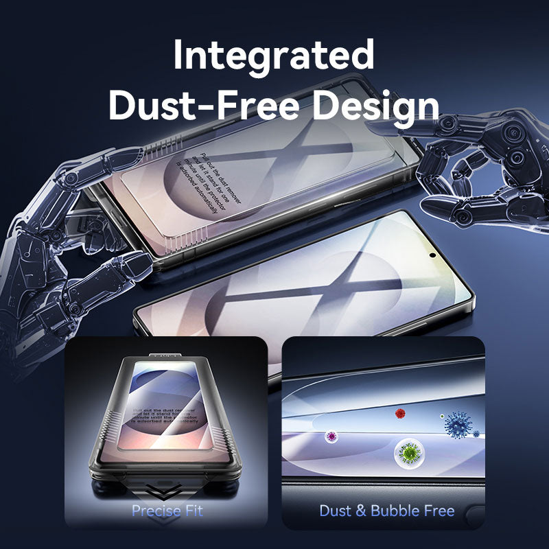 Vention HD Tempered Glass Screen Protector for Samsung Galaxy S25 6.2 with Dust-Free Installation Tool、mySite、fannypackpong