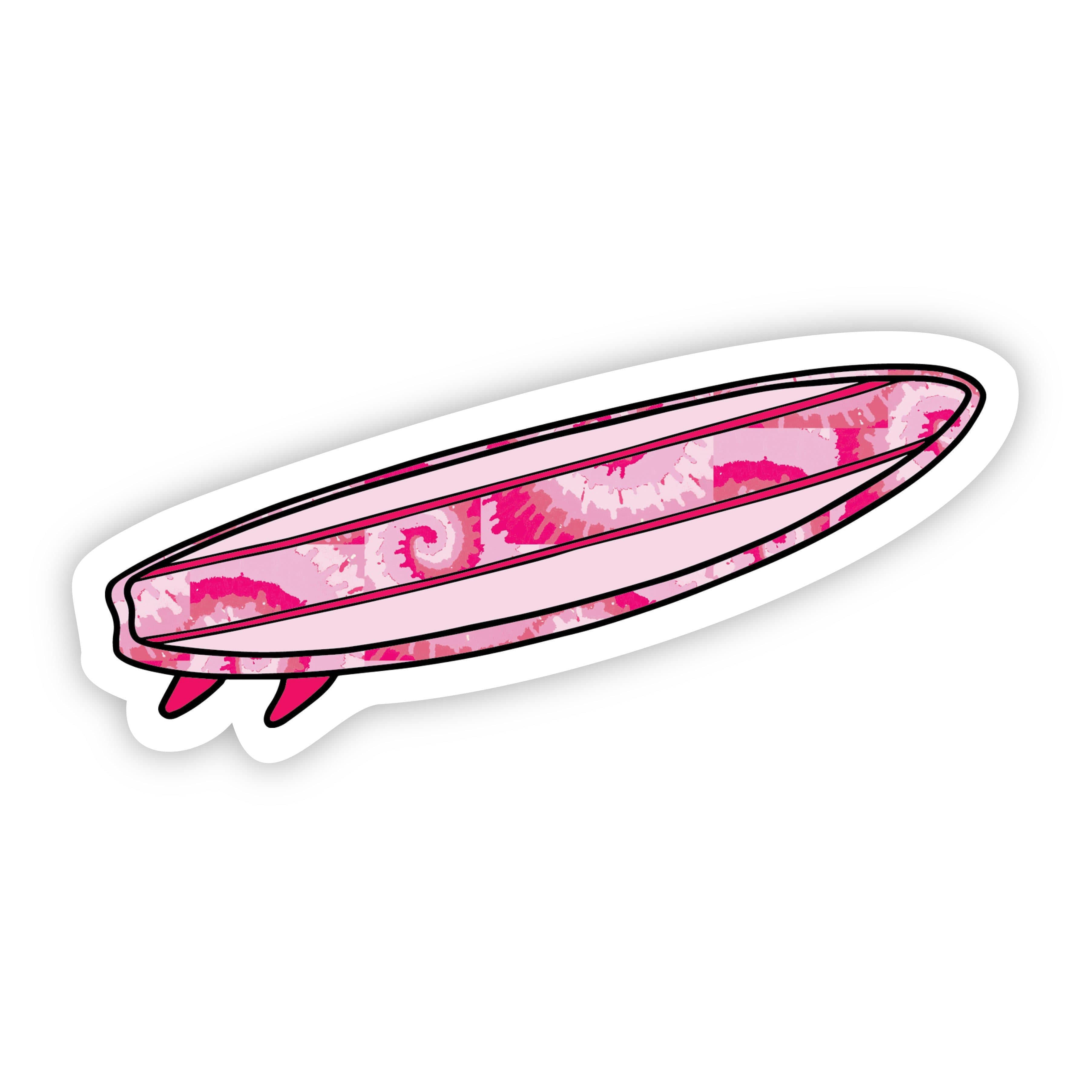  Surfboard Pink Aesthetic Sticker、mySite、elrpsem3k