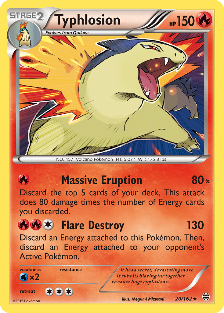 Typhlosion (20/162) XY: BREAKthrough、mySite、waistdrama
