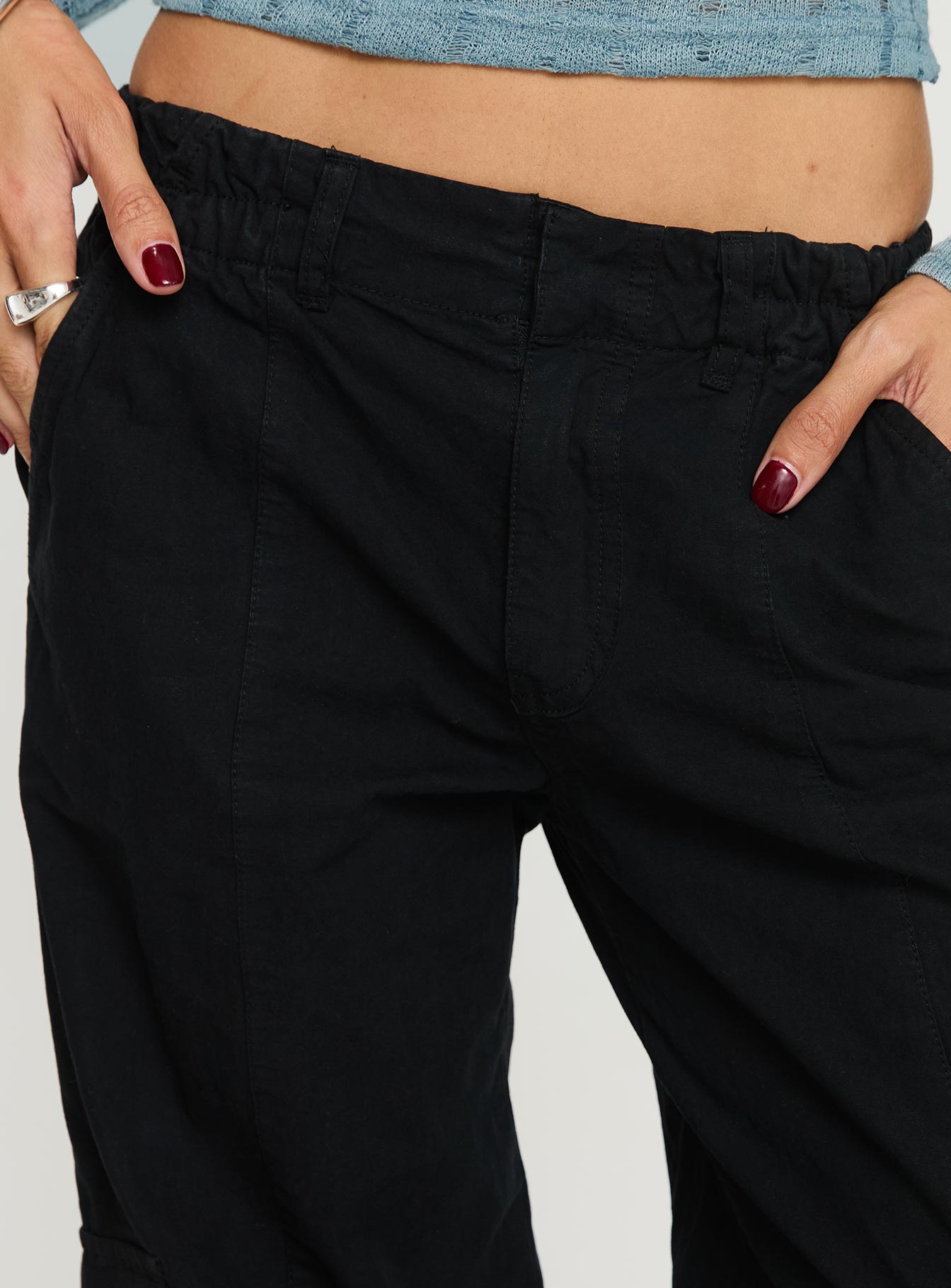 Chicker Mid Ride Pants Black、mySite、solidvoid