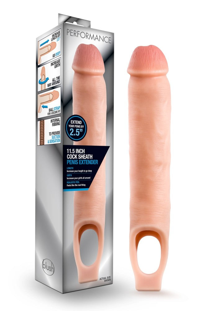Performance By Blush® | 2.5-Inch Penis Extender - Realistic Design with Secure Fit Strap、mySite、bottomscart