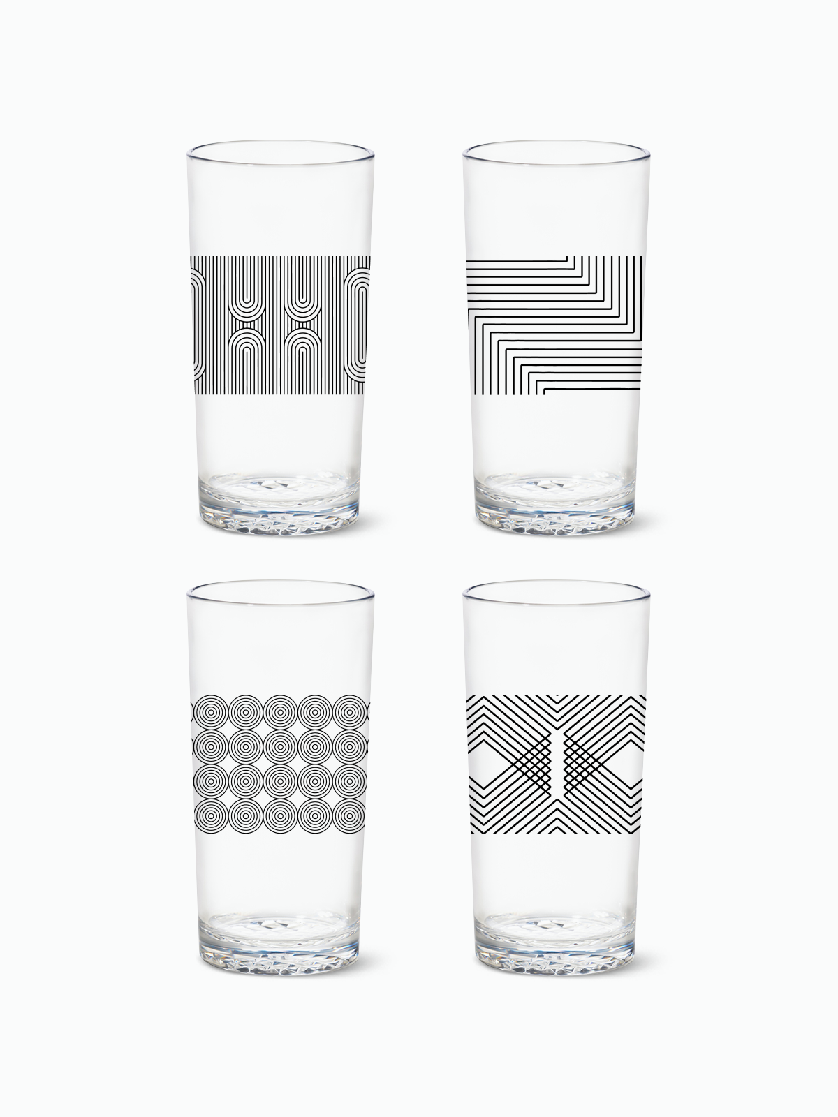 Modern Geometric - RESERVE 14oz Highball Tritan Copolyester Glass、mySite、camillekostekn