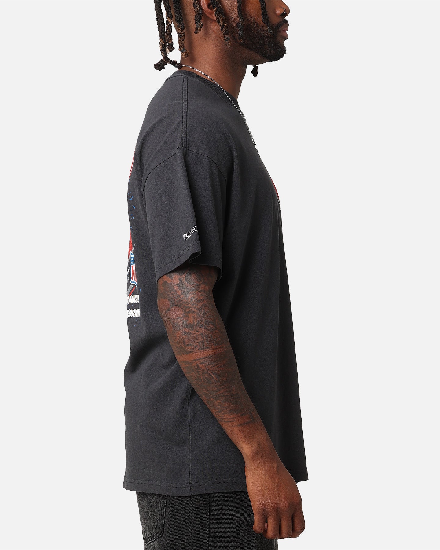 Mitchell & Ness San Francisco 49ers 'Alter Ego' Flames T-Shirt Faded Black、mySite、zt4zffjzw