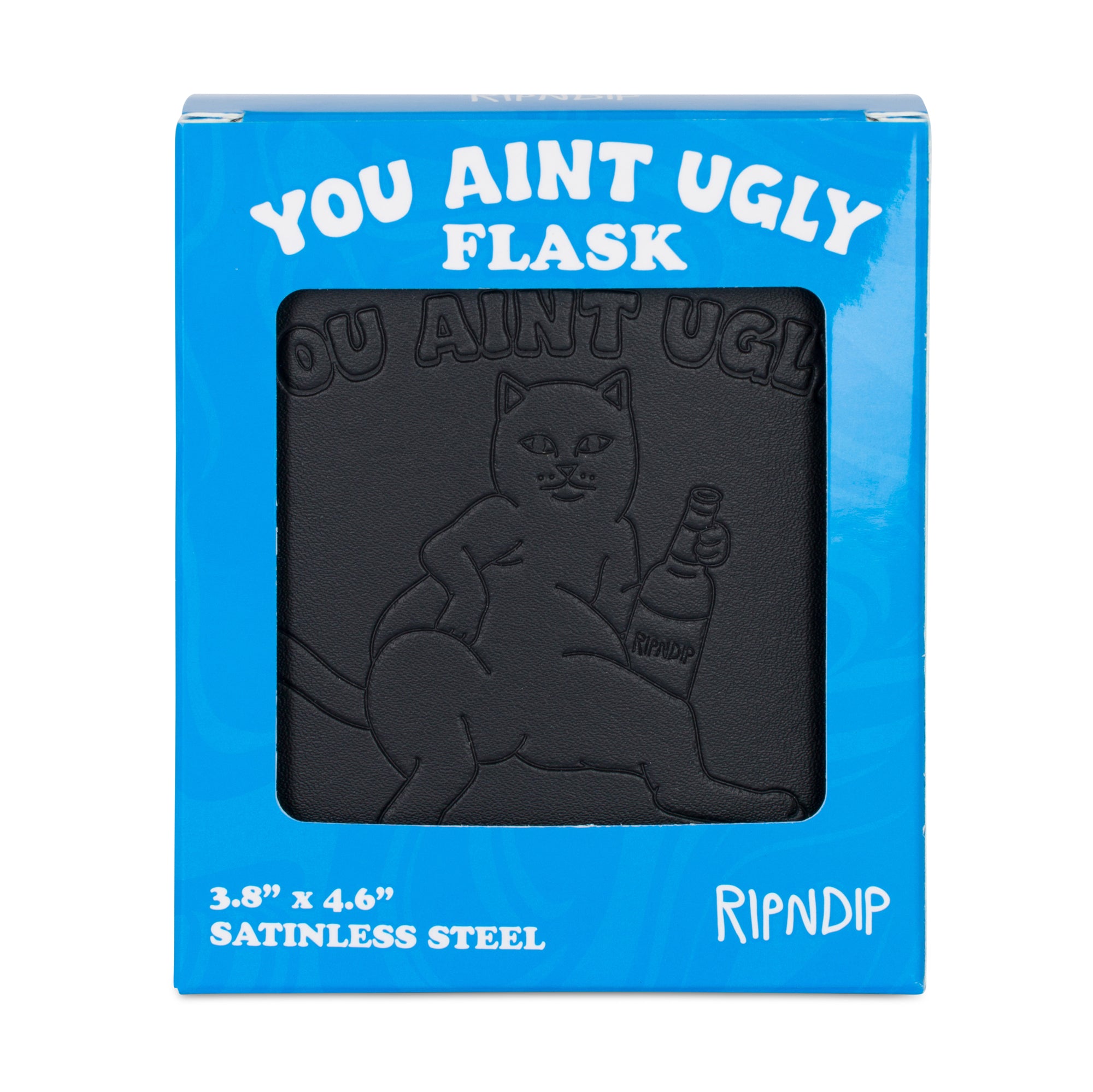  You Ain't Ugly Flask (Black)、mySite、merchandisen
