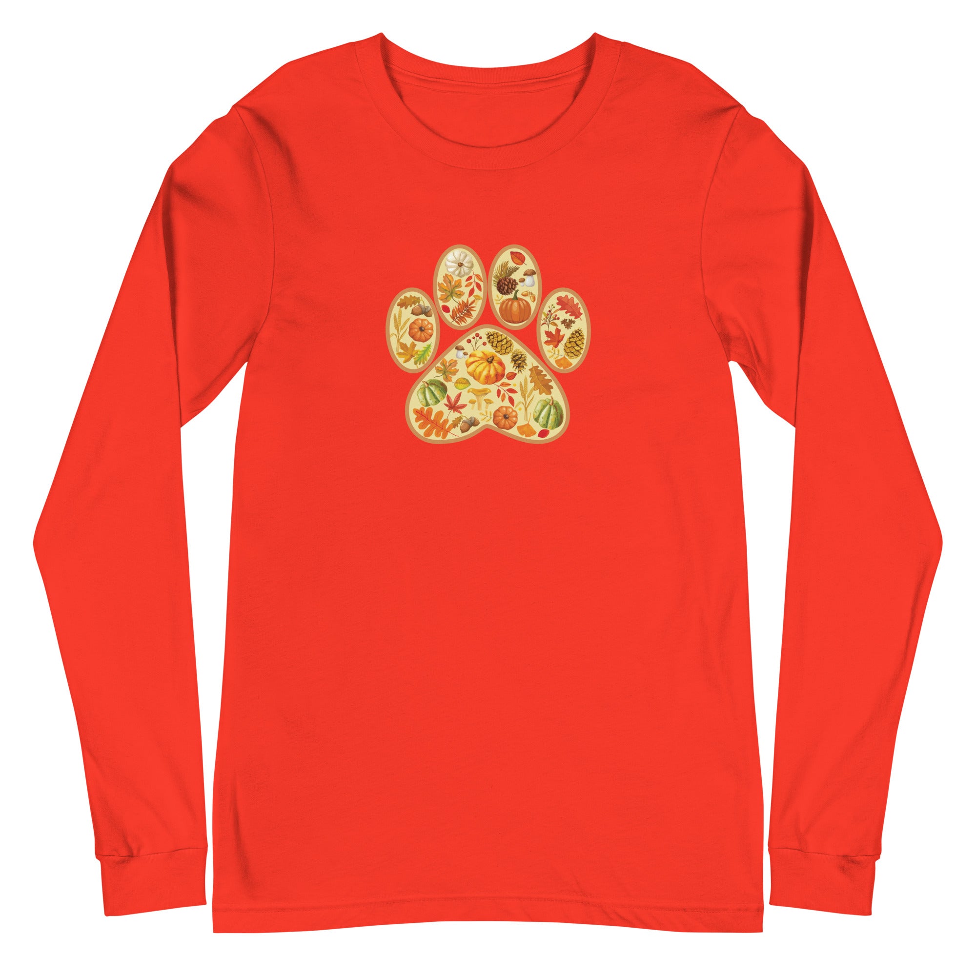 Paw Print of Autumn Long Sleeve Tee、mySite、camillekostekn