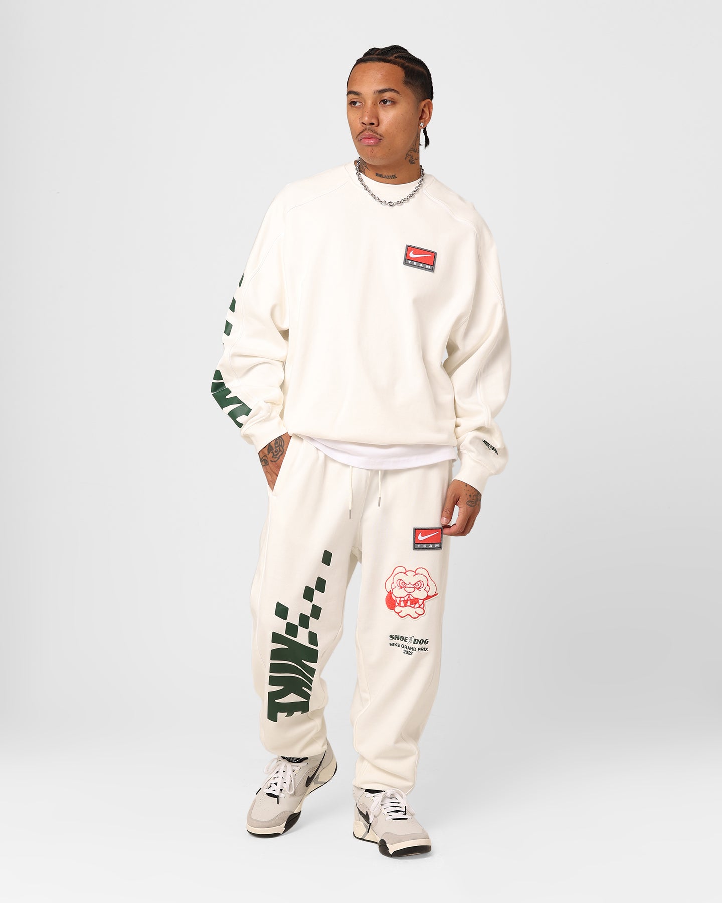 Nike Sportswear Trend Fleece Joggers Sail/Fire Red、mySite、zt4zffjzw