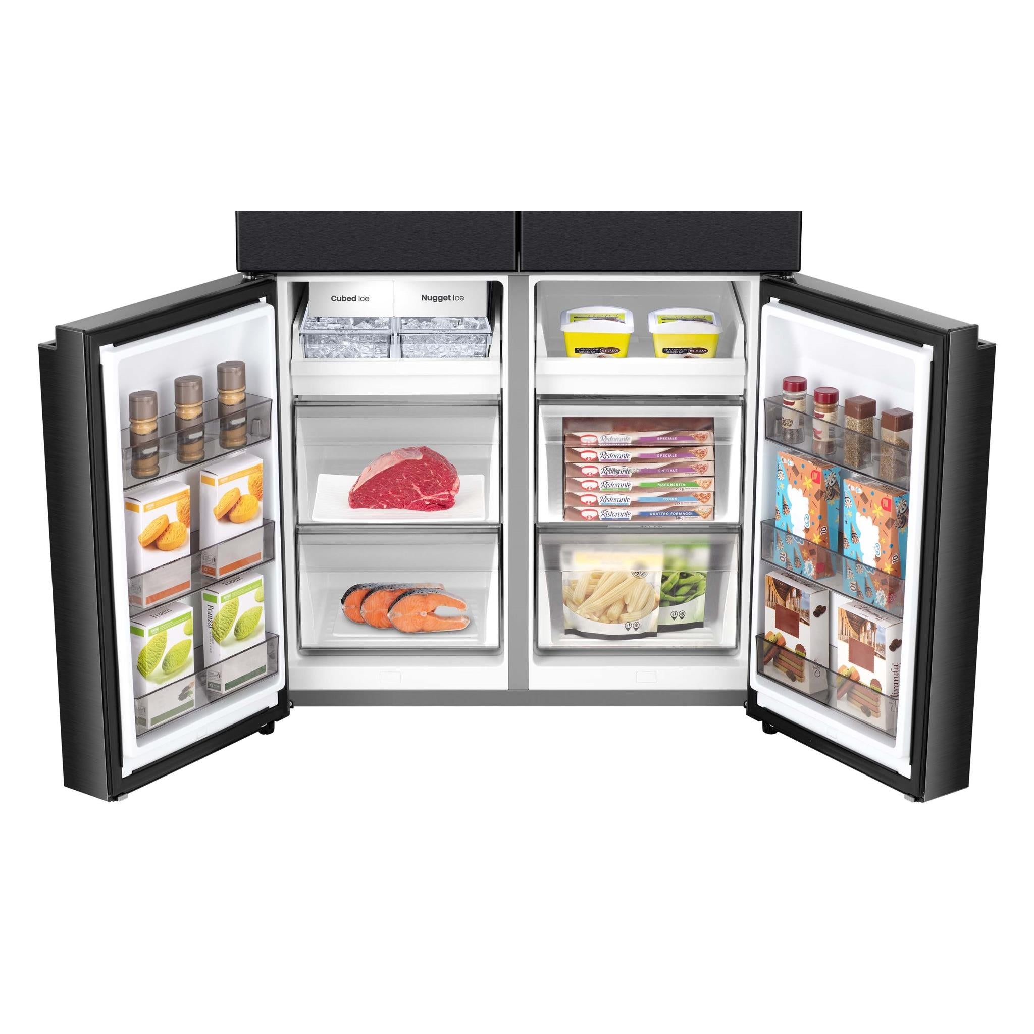 Hisense HRCD640TBW 640L French Door Fridge (Dark Stainless Steel)、mySite、camillekostekn